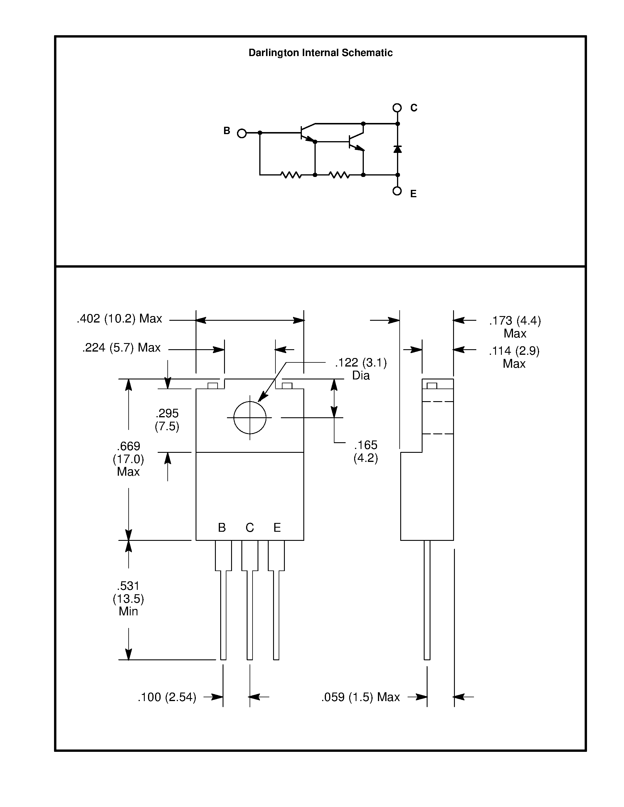 Datasheet NTE2540 page 2 Datasheet NTE2540 - Silicon NPN Transistor Darlington / High Voltage Switch page 2