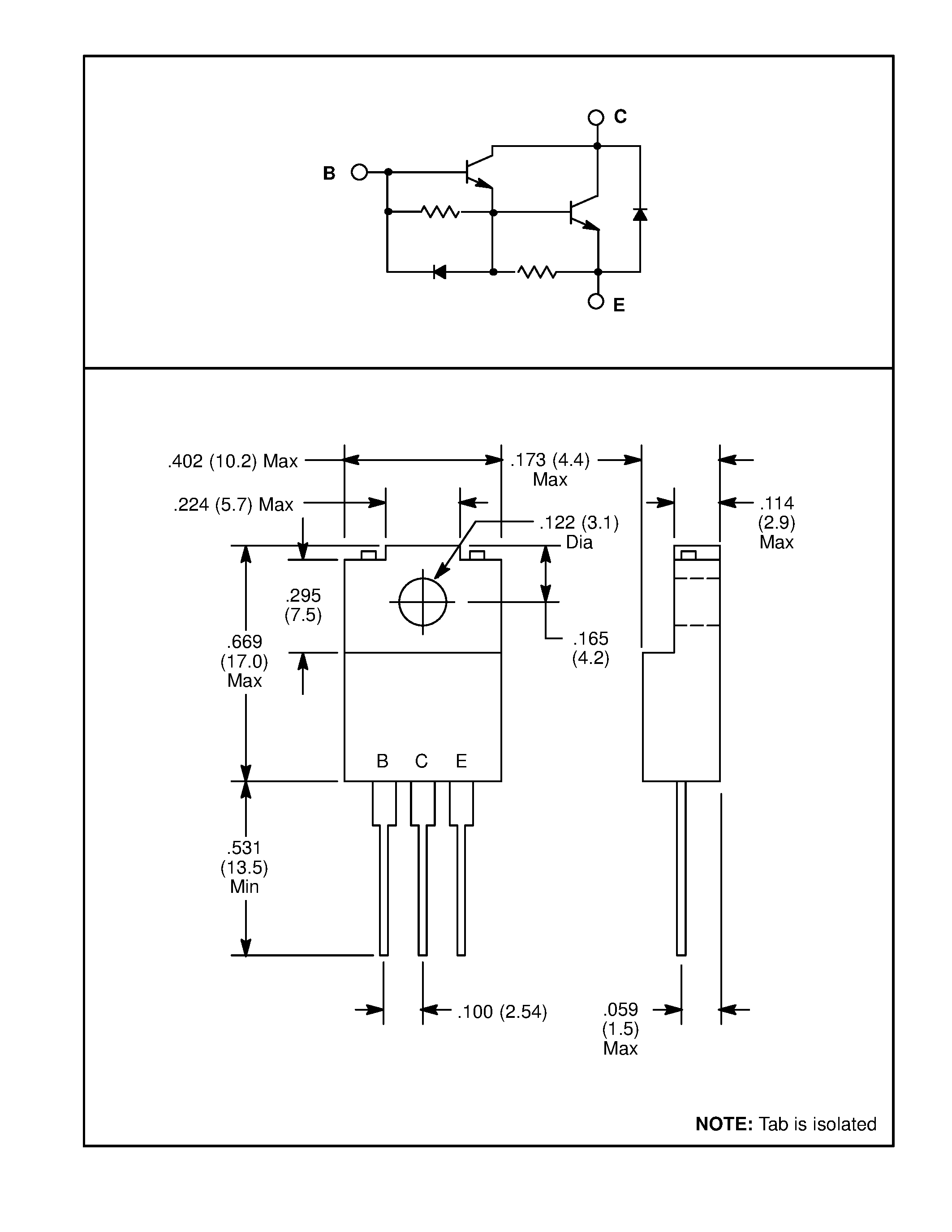 Datasheet NTE2553 page 2 Datasheet NTE2553 - Silicon NPN Transistor Darlington / Motor Driver / Switch page 2