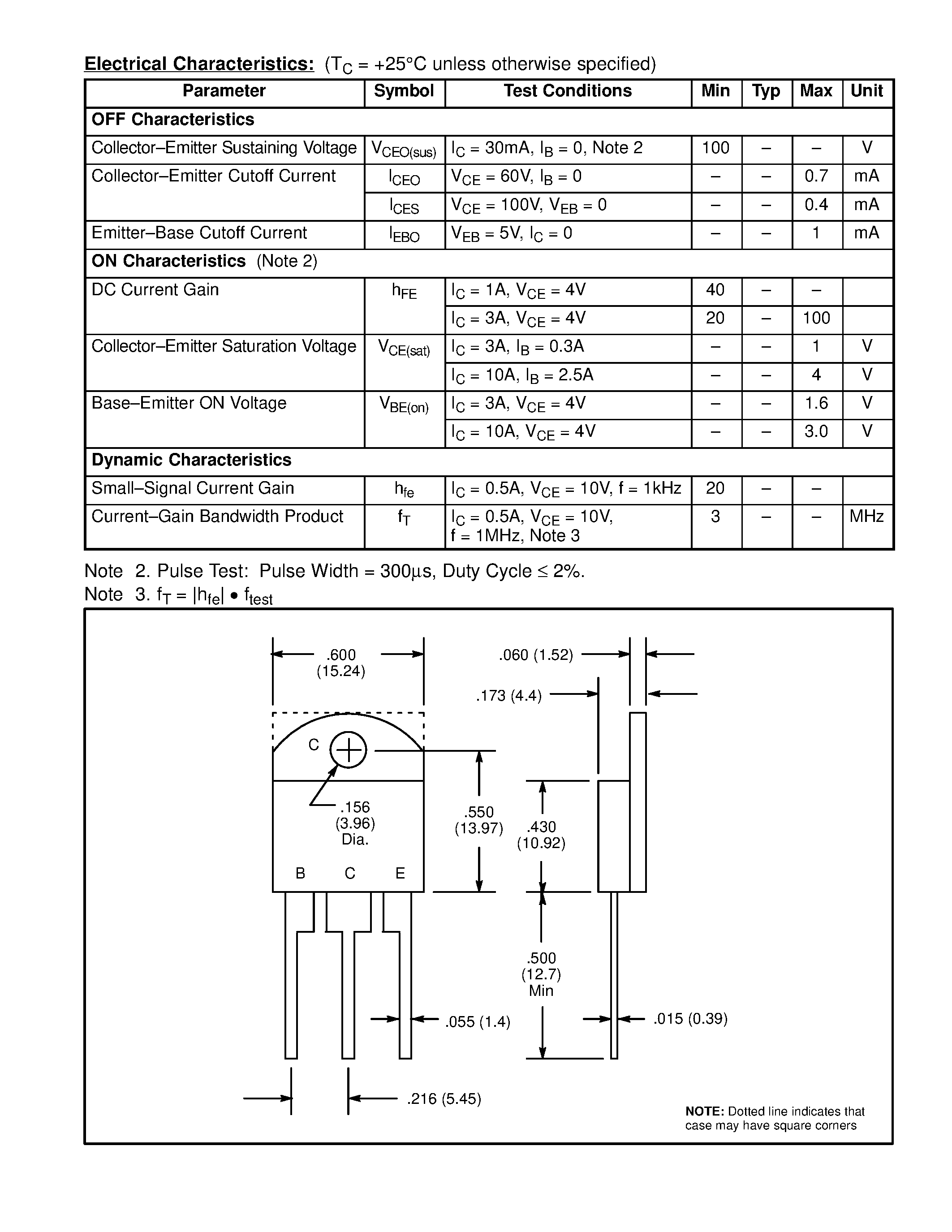 Datasheet NTE390 - Silicon Complementary Transistors General Purpose page 2