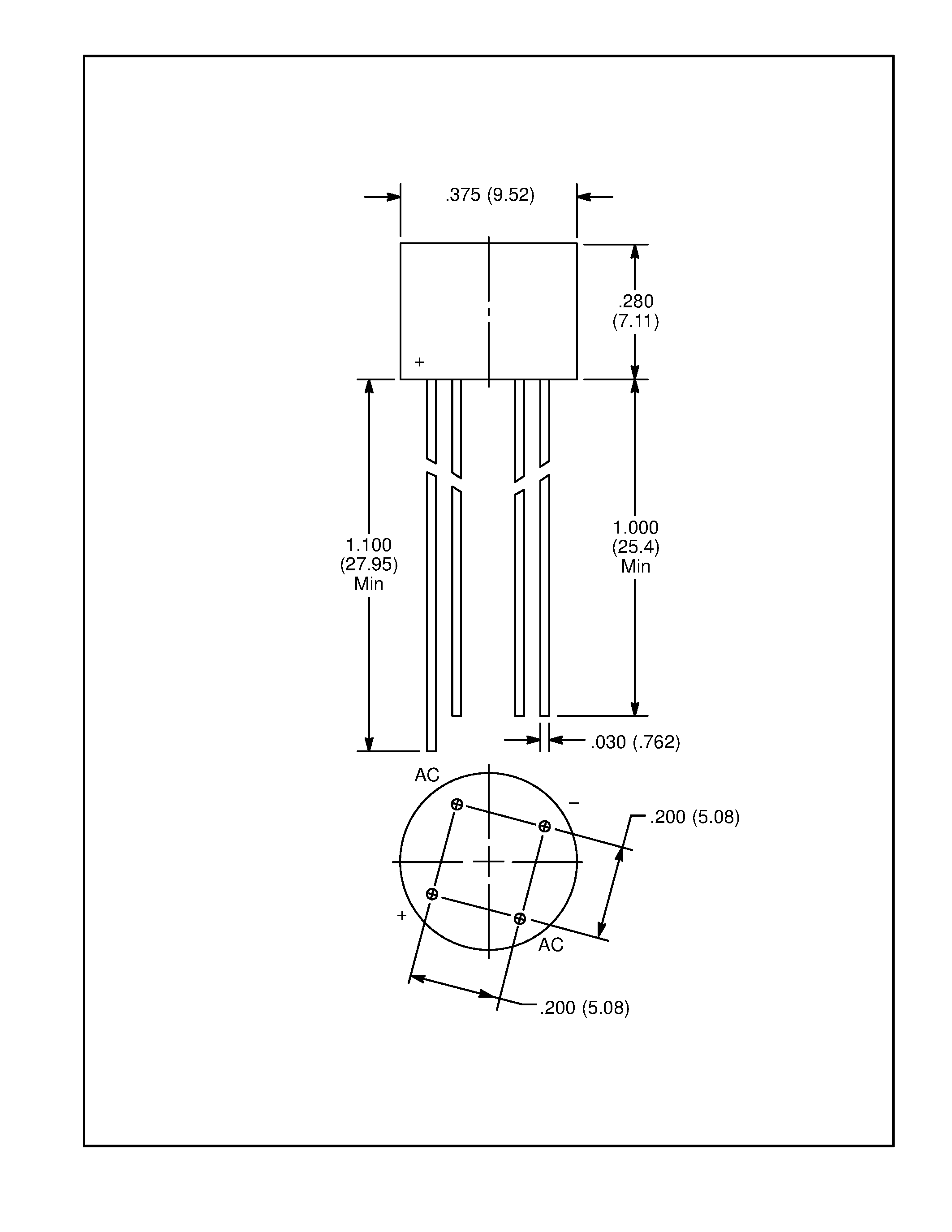 Datasheet NTE5307 - Silicon Bridge Rectifier / 1.5A page 2