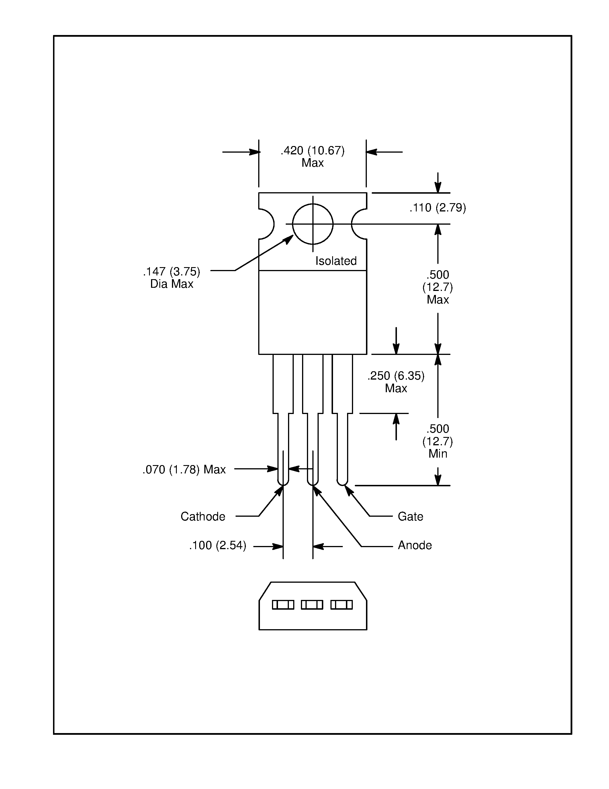 Даташит NTE5419 - Silicon Controlled Rectifier (SCR) 10 Amp страница 2
