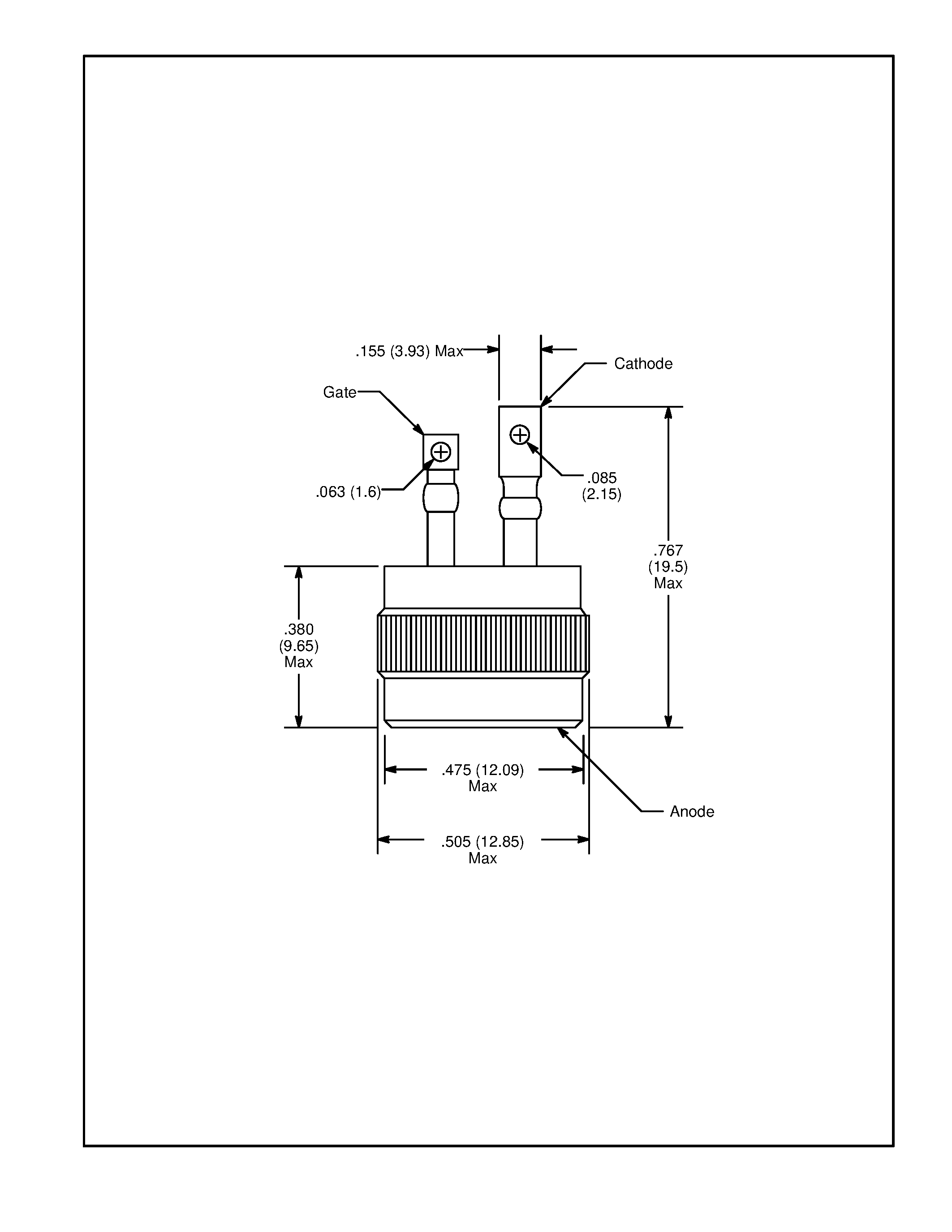 Даташит NTE5517 - Silicon Controlled Rectifier (SCR) страница 2