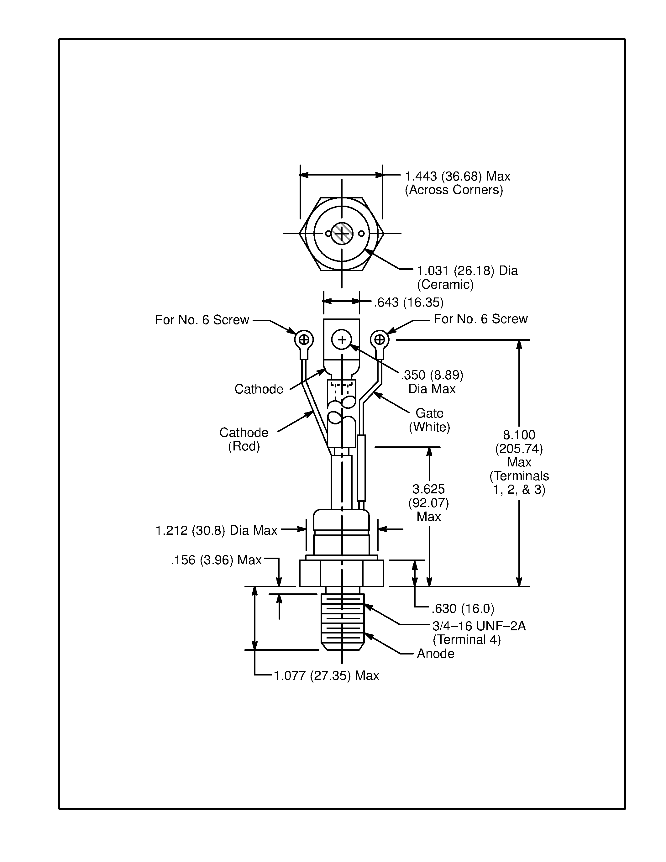 Даташит NTE5585 - Silicon Controlled Rectifier for Phase Control Applications страница 2