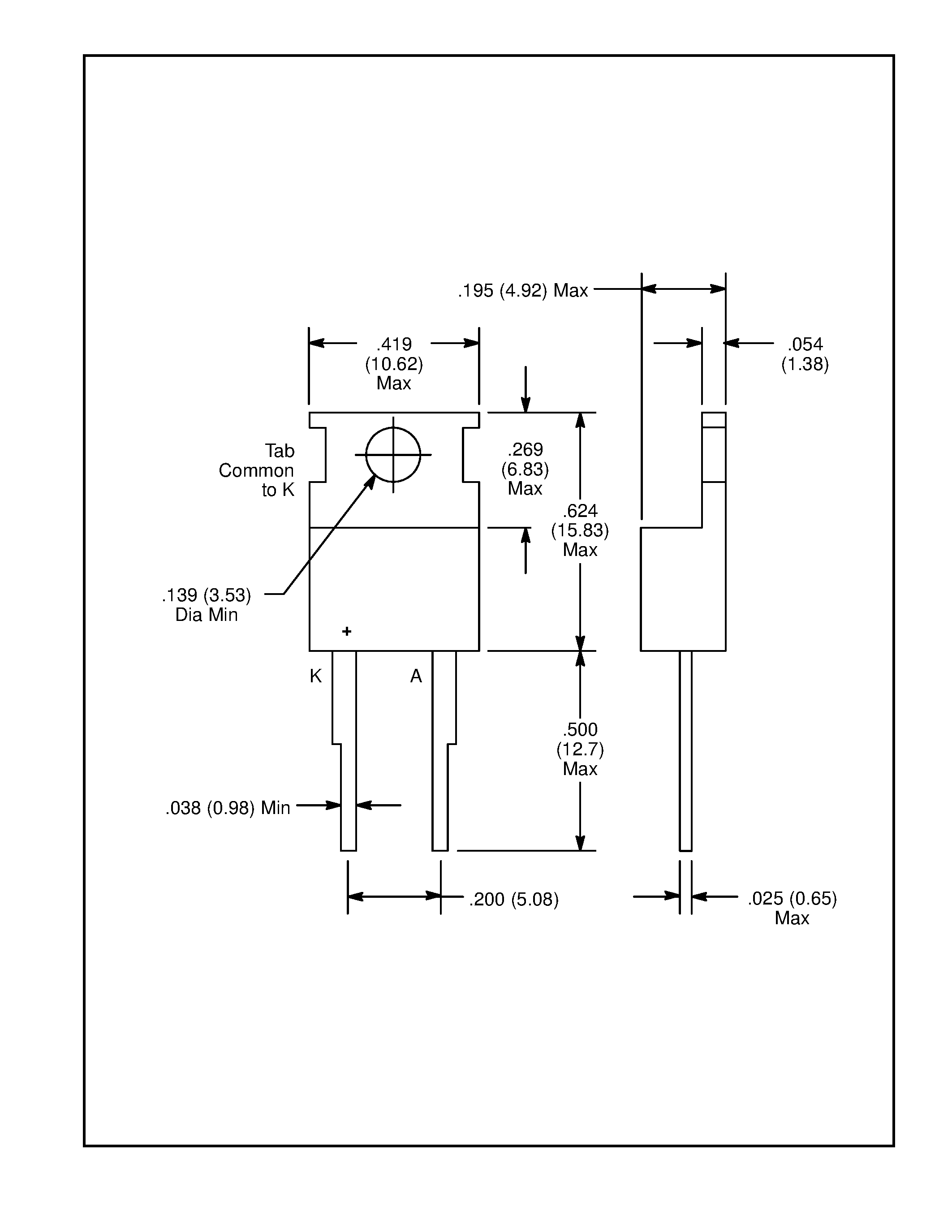 Даташит NTE6081 - Silicon Schottky Barrier Rectifier страница 2