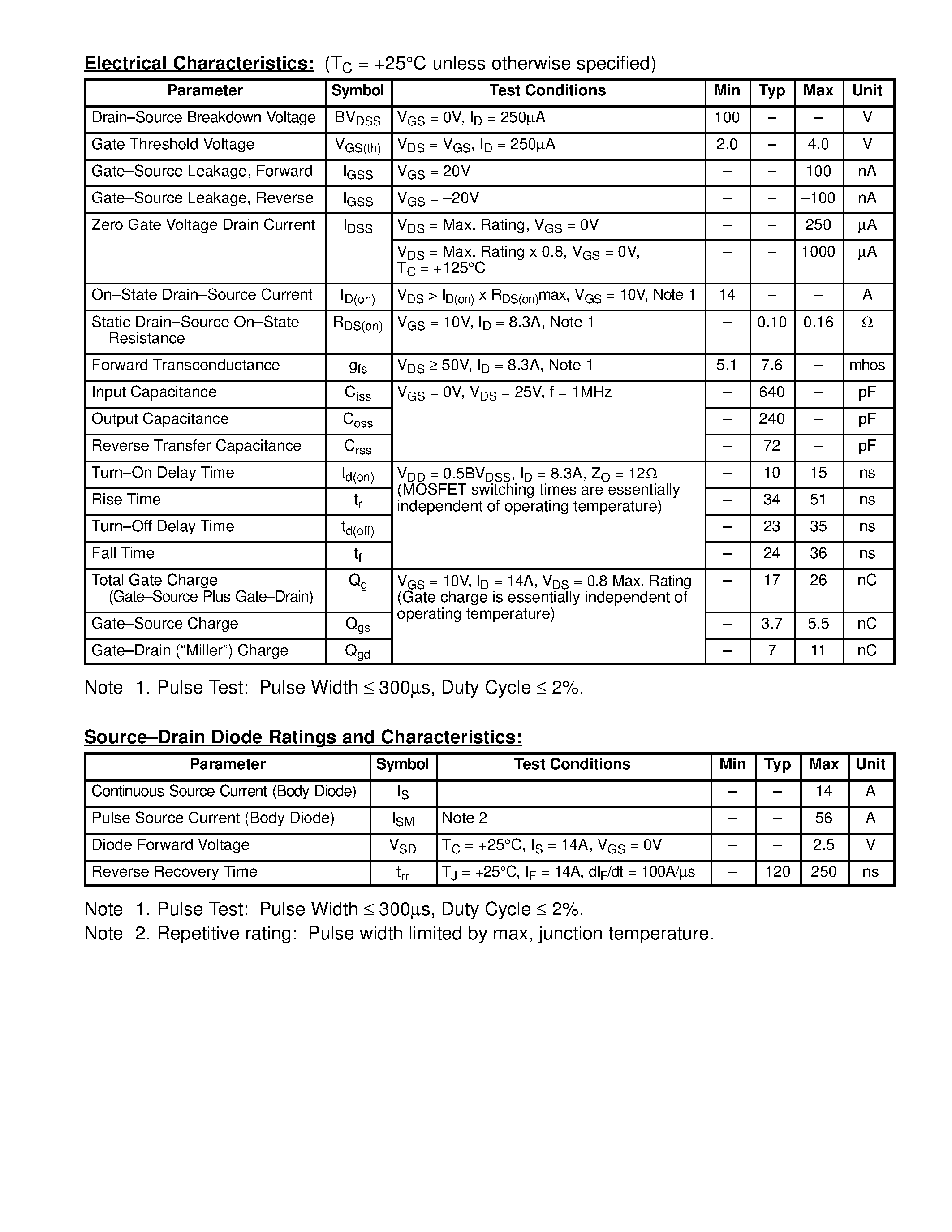 Datasheet NTE66 - MOSFET N-Ch / Enhancement Mode High Speed Switch page 2