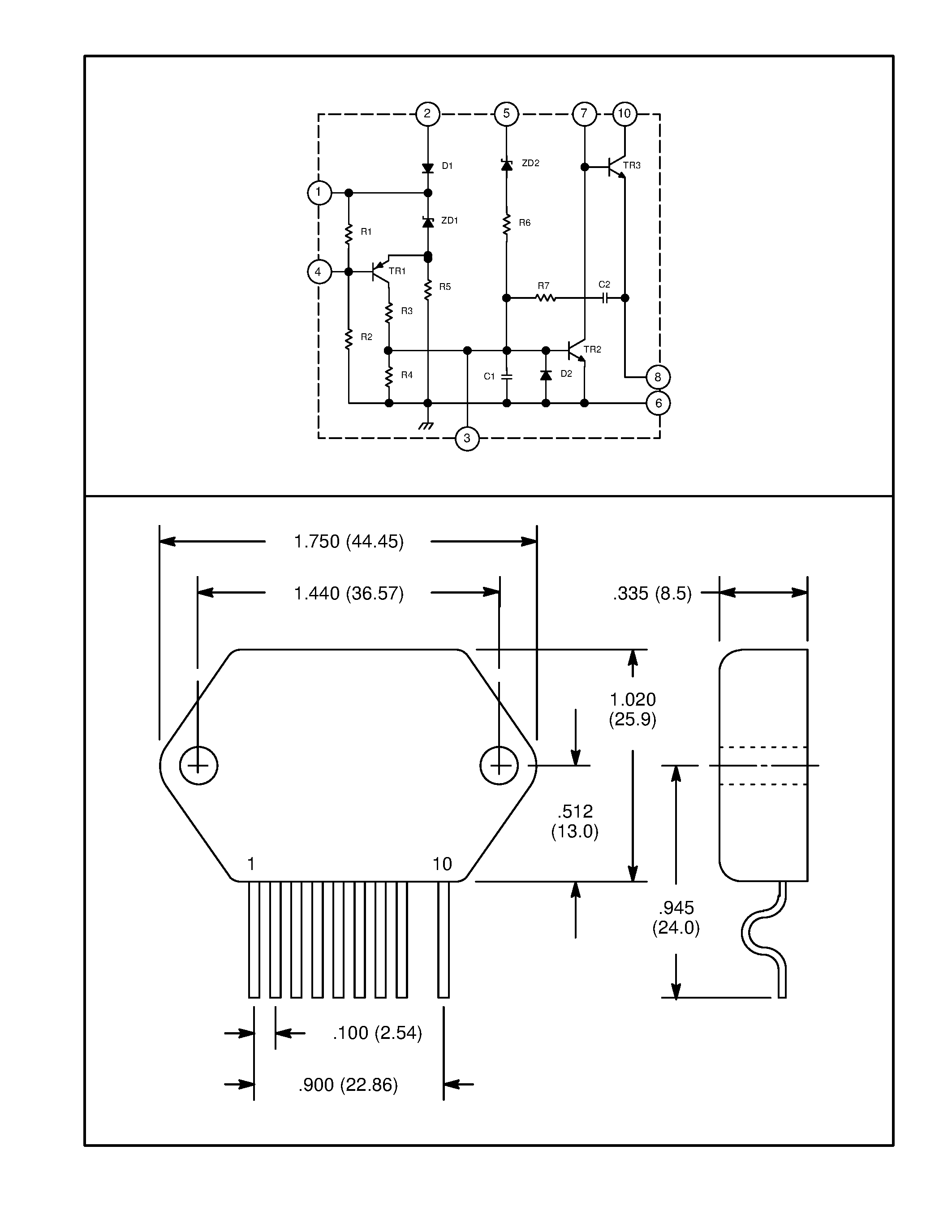 Datasheet NTE7025 page 2 Datasheet NTE7025 - Integrated Circuit Module / Switching Regulator Power Supply page 2