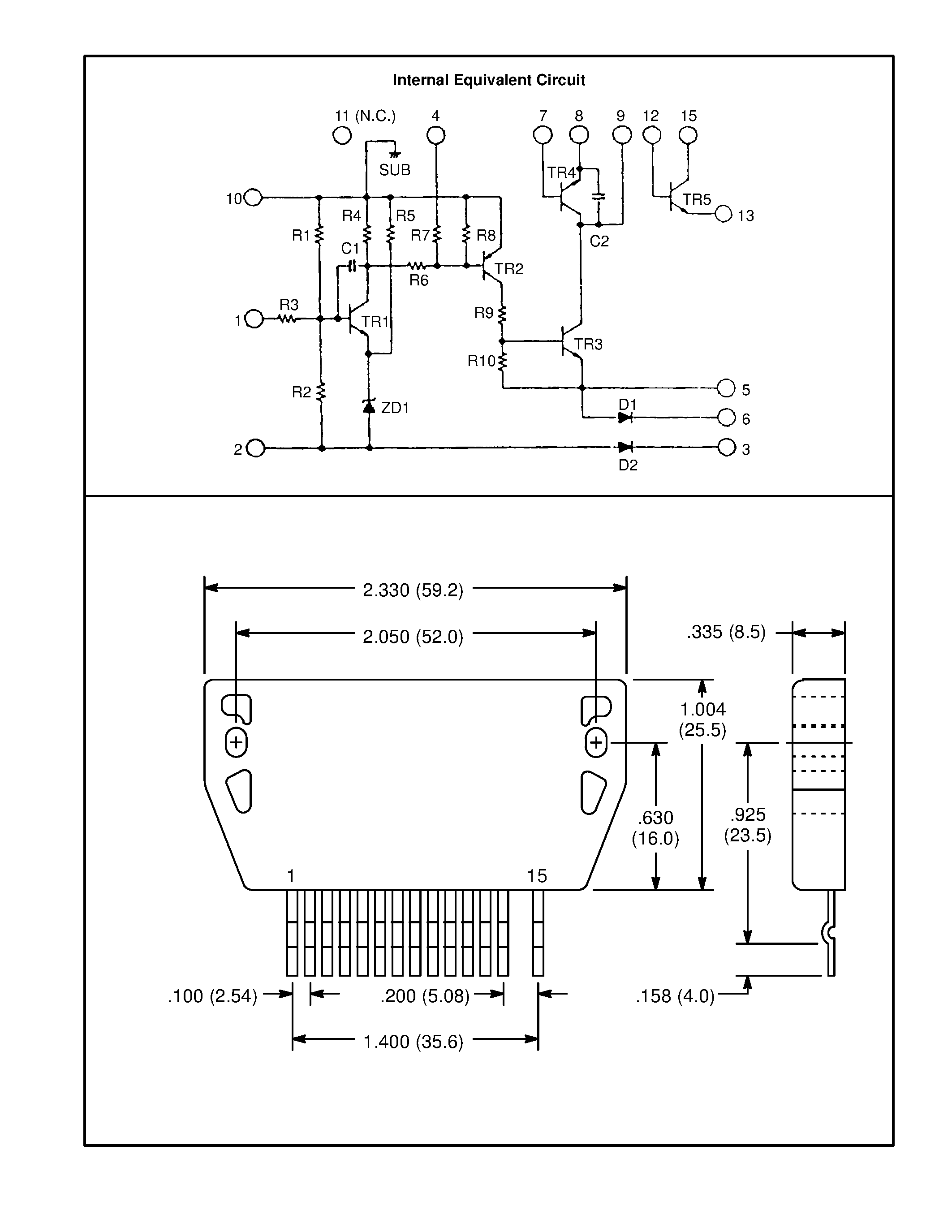 Datasheet NTE7033 page 2 Datasheet NTE7033 - Integrated Circuit Module / Switching Regulator Power Supply page 2