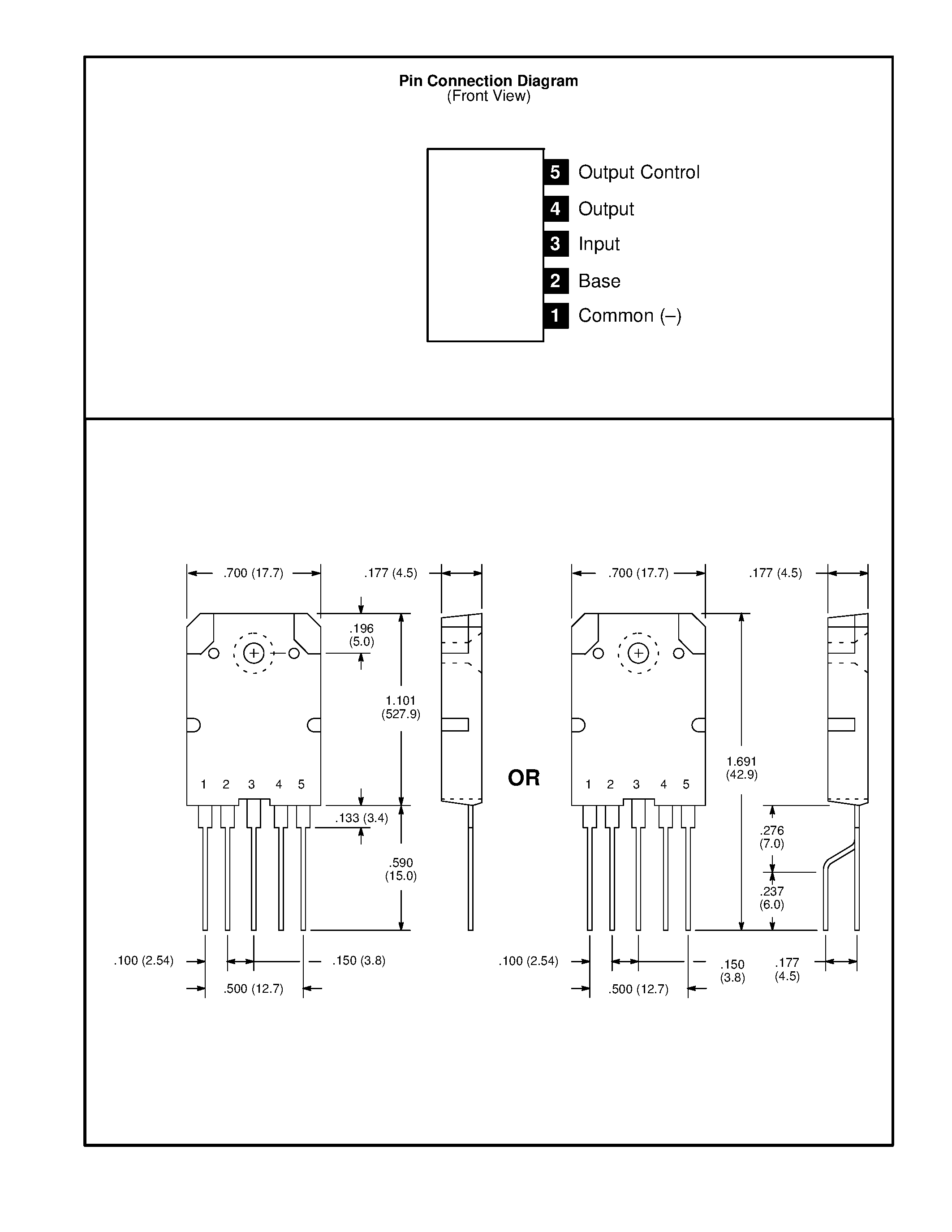 Datasheet NTE7077 - Integrated Circuit TV Fixed Voltage Regulator 110V 0.8V / 1A page 2