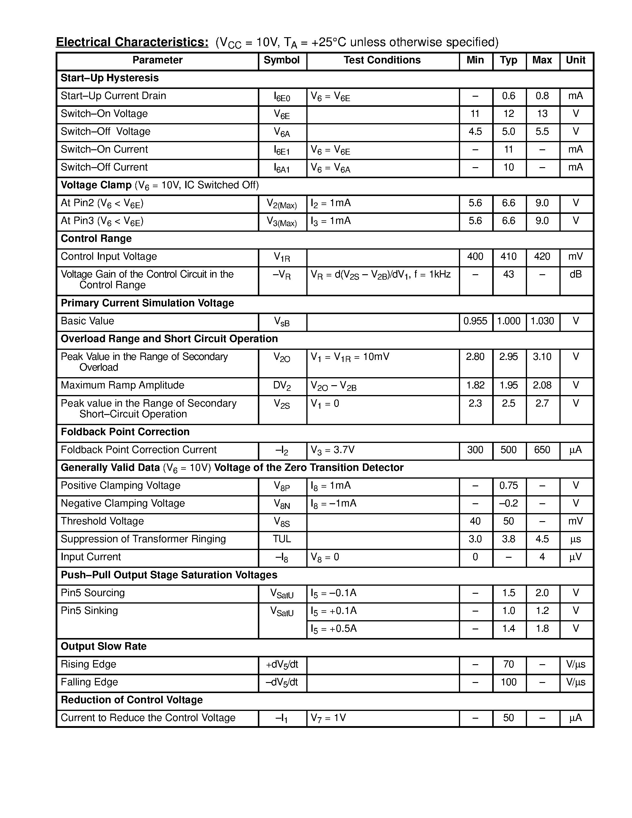 Datasheet NTE7154 - Integrated Circuit Control Circuit for Switch Mode Power Supplies using MOS Transistors page 2