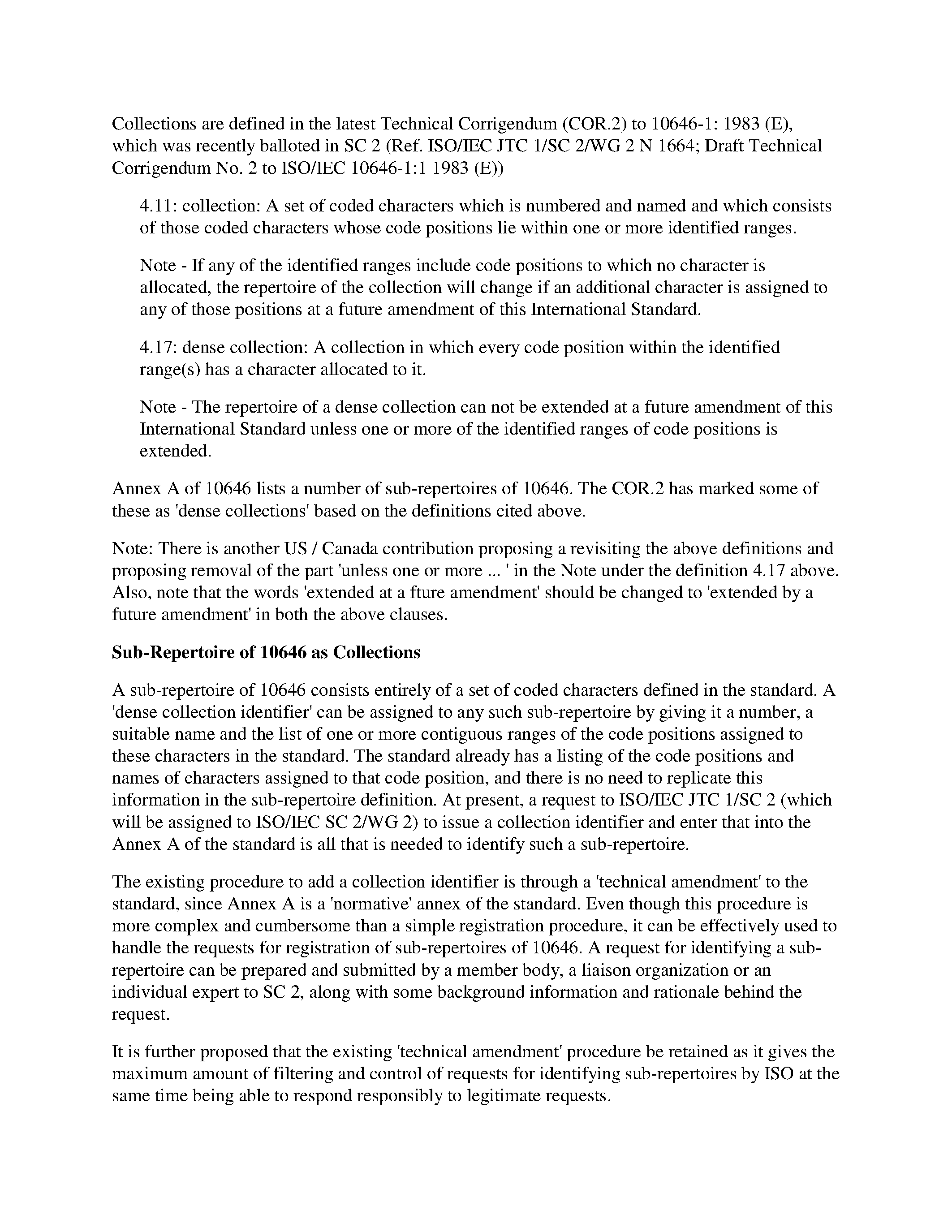 Datasheet N1705 page 2 Datasheet N1705 - 7-bit and 8-bit codes and their extension page 2