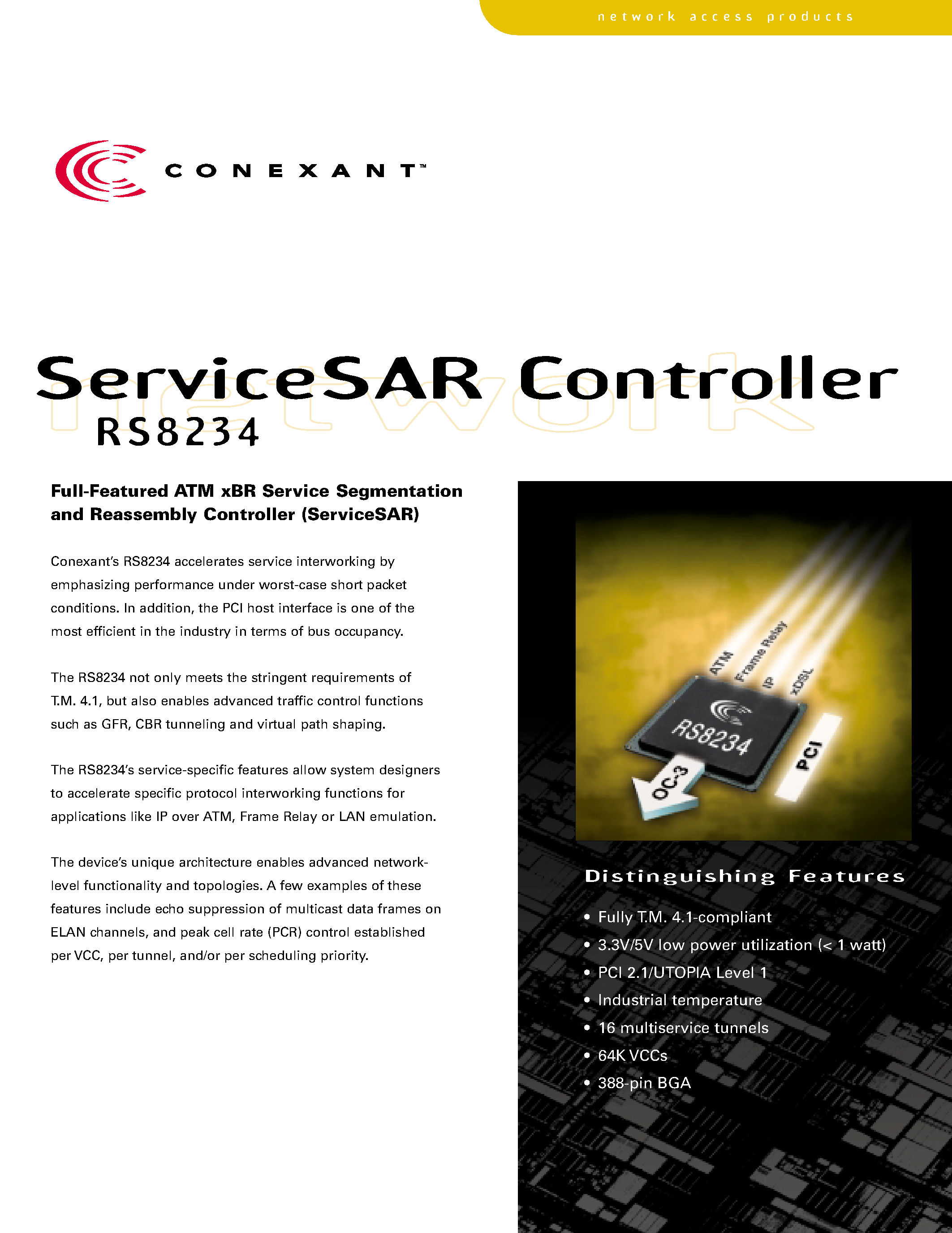 Datasheet RS807 - SINGLE-PHASE SILICON BRIDGE RECTIFIER (VOLTAGE RANGE 50 to 1000 Volts CURRENT 8.0 Amperes) page 1