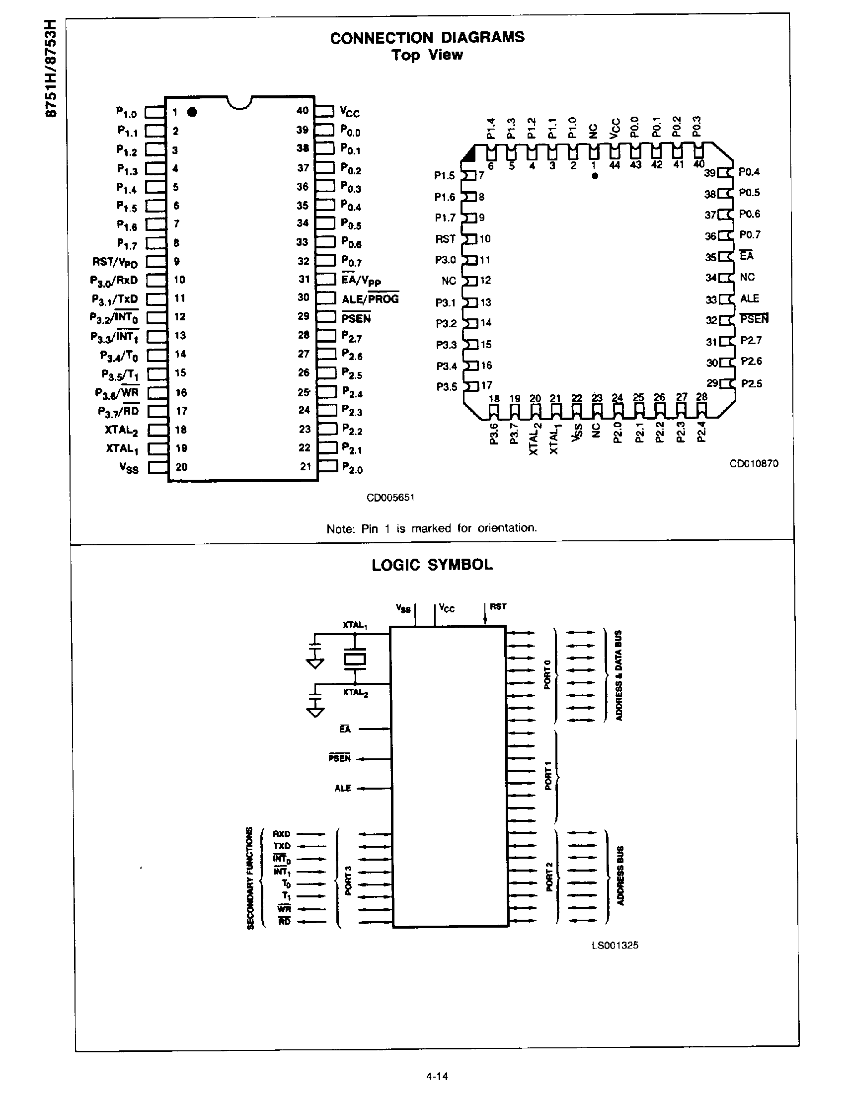 Datasheet MD8751H page 2 Datasheet MD8751H - Single-Chip 8 Bit Microcontroller page 2