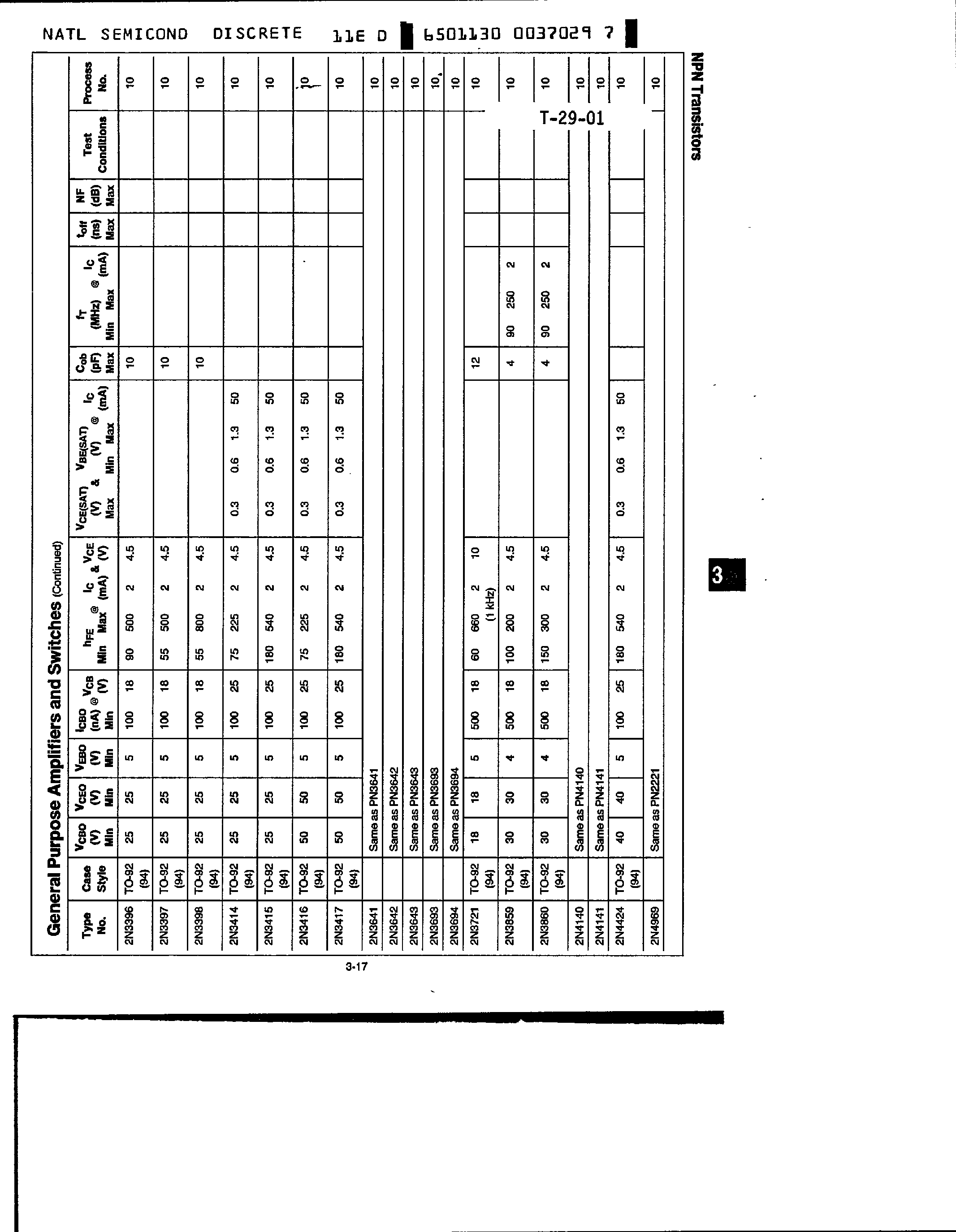 Datasheet 2N1561 page 2 Datasheet 2N1561 - Amplifiers and Switches page 2