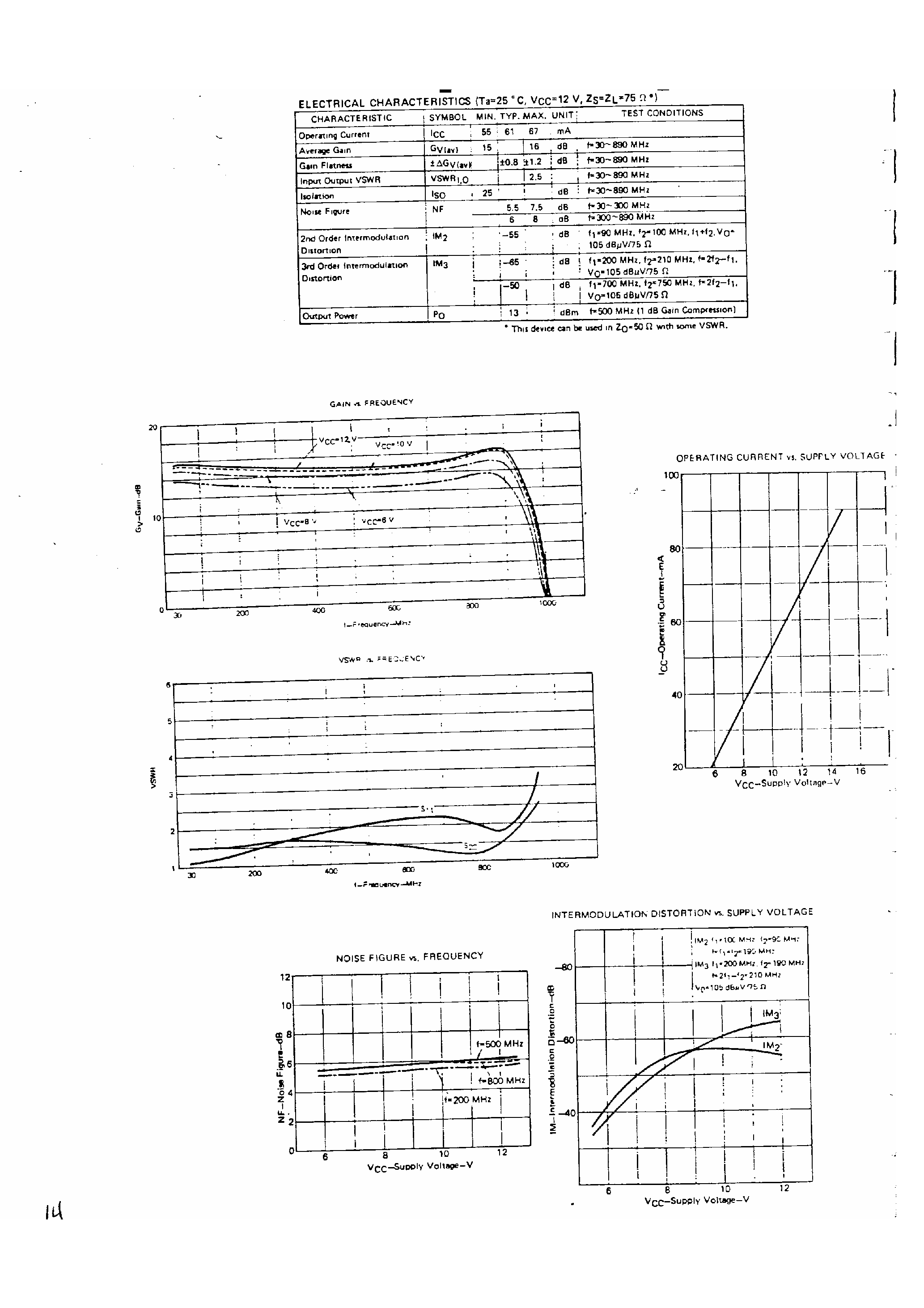Datasheet MC5156 page 2 Datasheet MC5156 - Thick Film Hybrid Integrated Circuit page 2