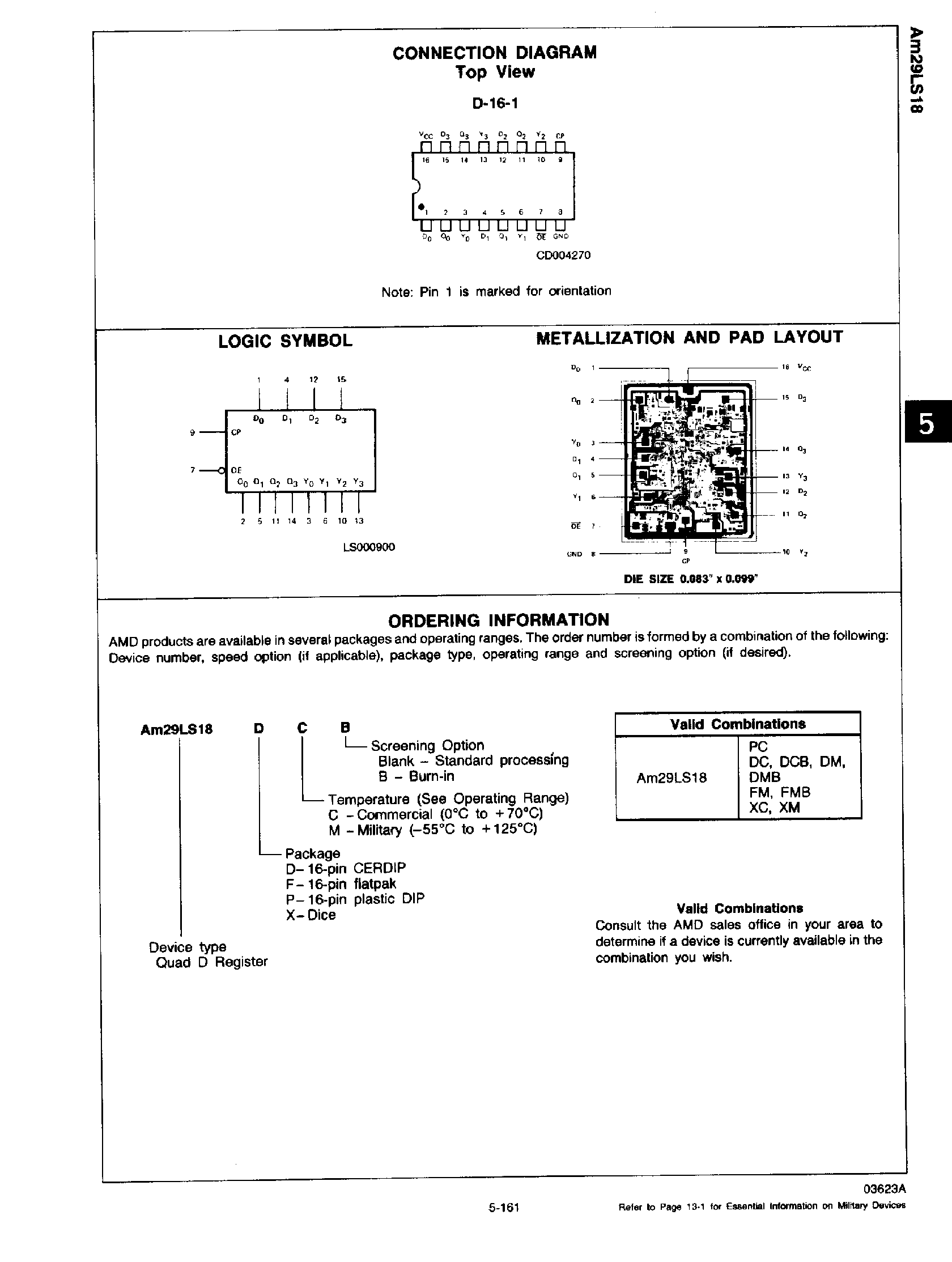 Datasheet AM29LS18 - Quad D Register with Standard and Three-State Outputs page 2