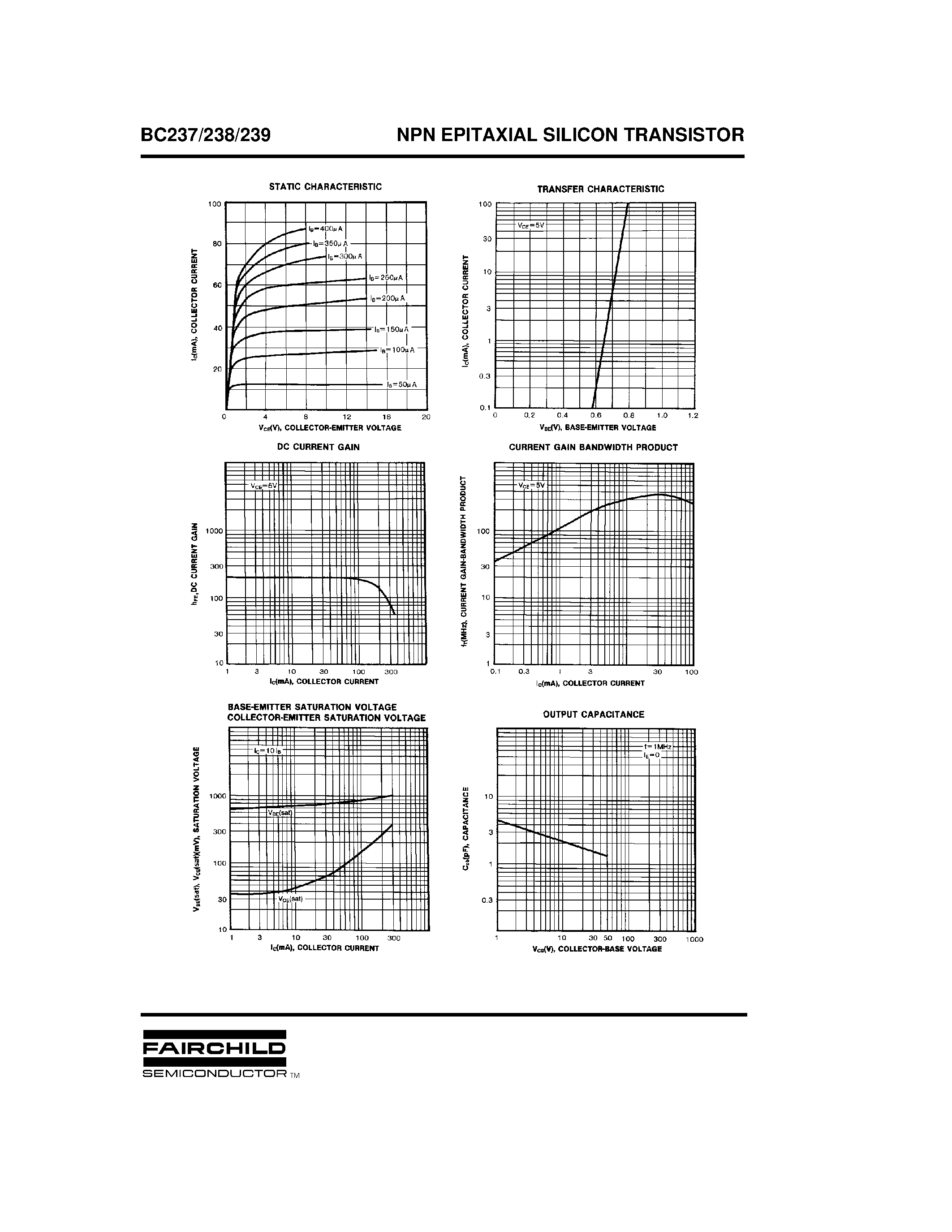 Datasheet BC238 - NPN EPITAXIAL SILICON TRANSISTOR page 2