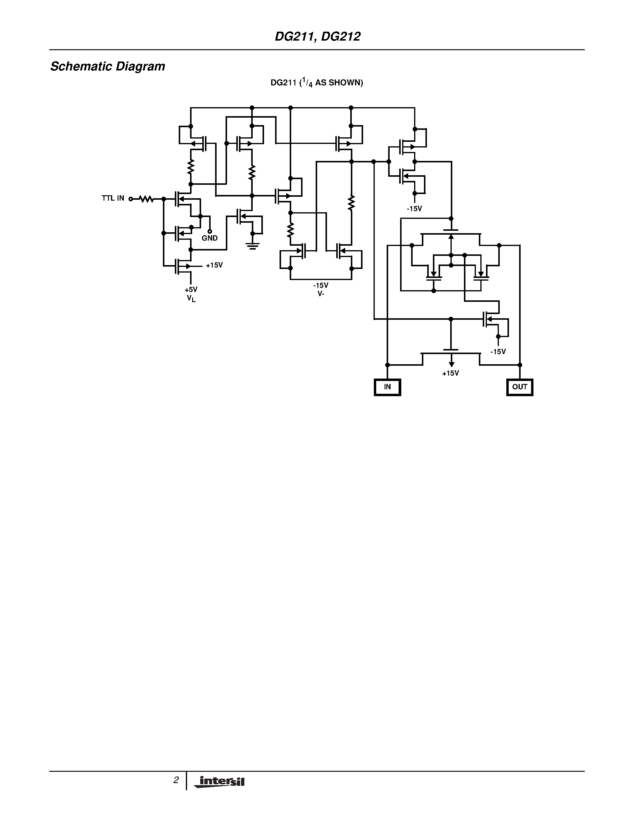 Даташит на микросхему DG211CY страница 2 Даташит DG211CY - SPST 4-Channel Analog Switches страница 2