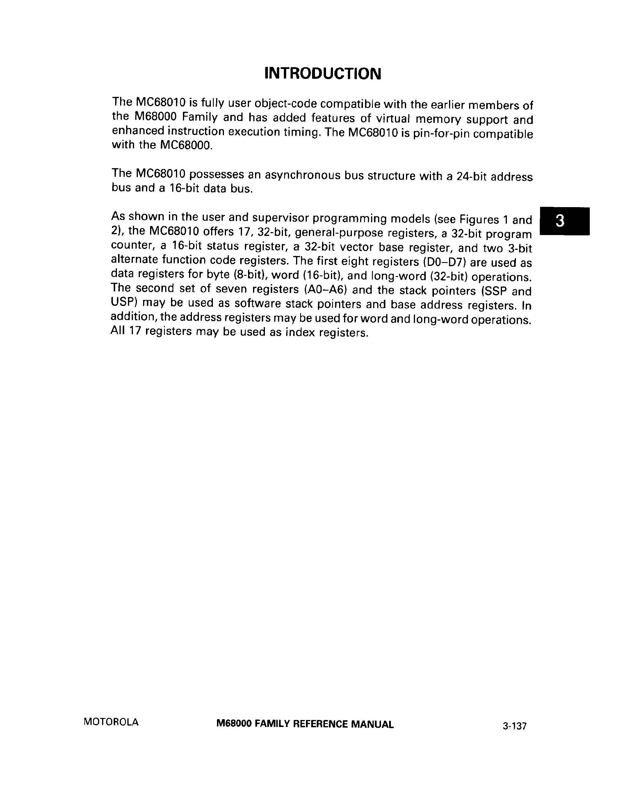 Datasheet MC68010 page 2 Datasheet MC68010 - 16-/32-Bit Virtual Memory Microprocessor page 2