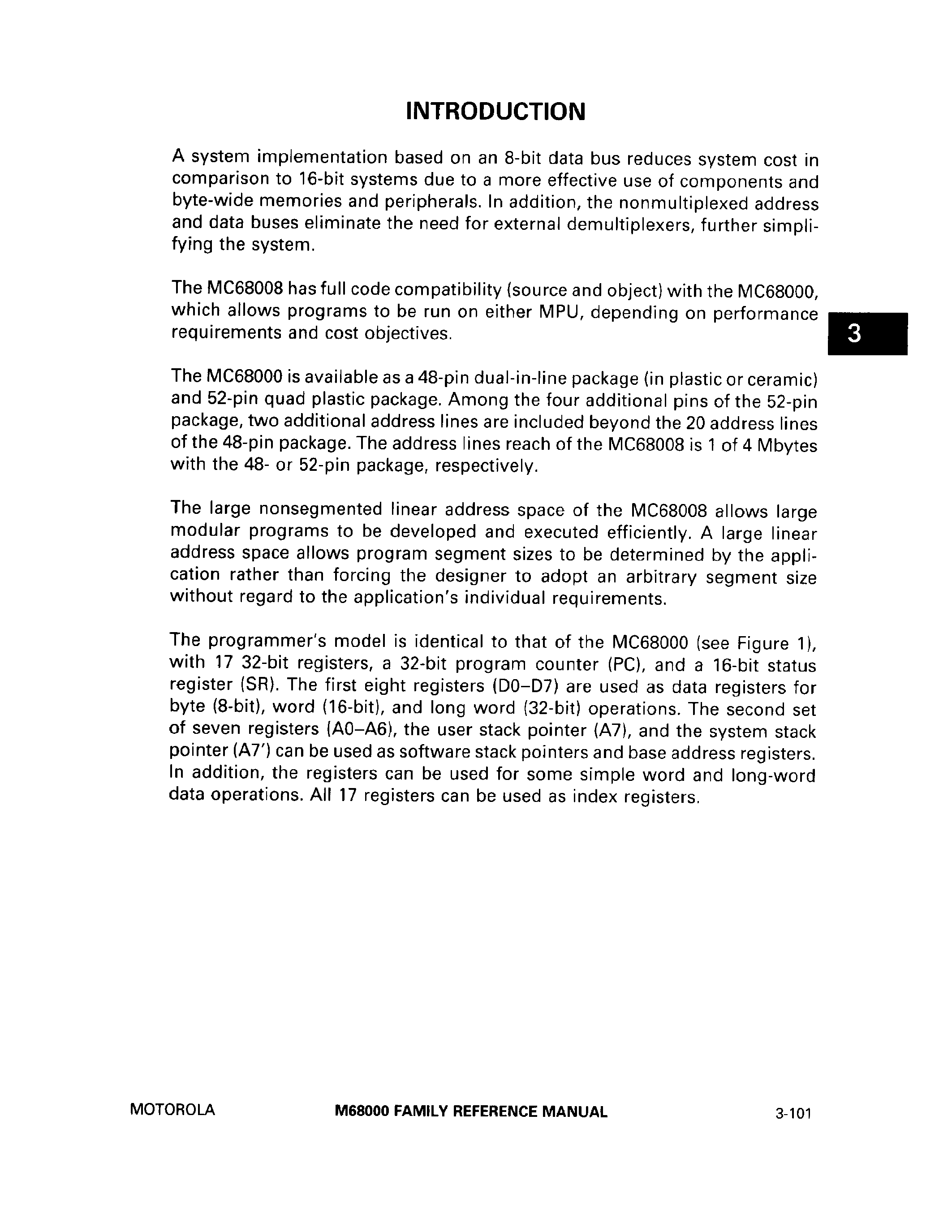 Datasheet MC68008 - 16-Bit Microprocessor With 8-Bit Data Bus page 2