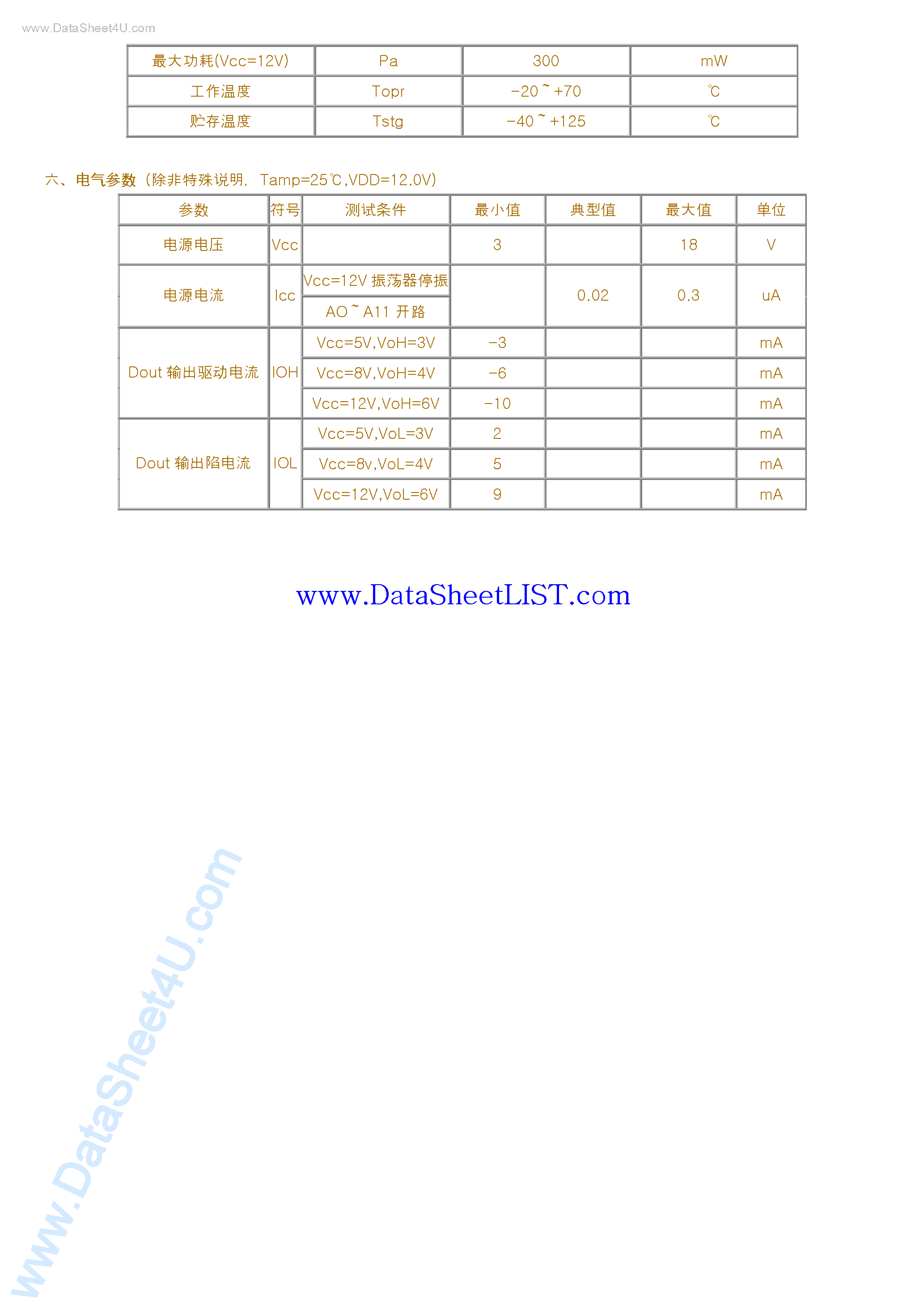 Даташит HX2262 - HX2262 IC страница 2