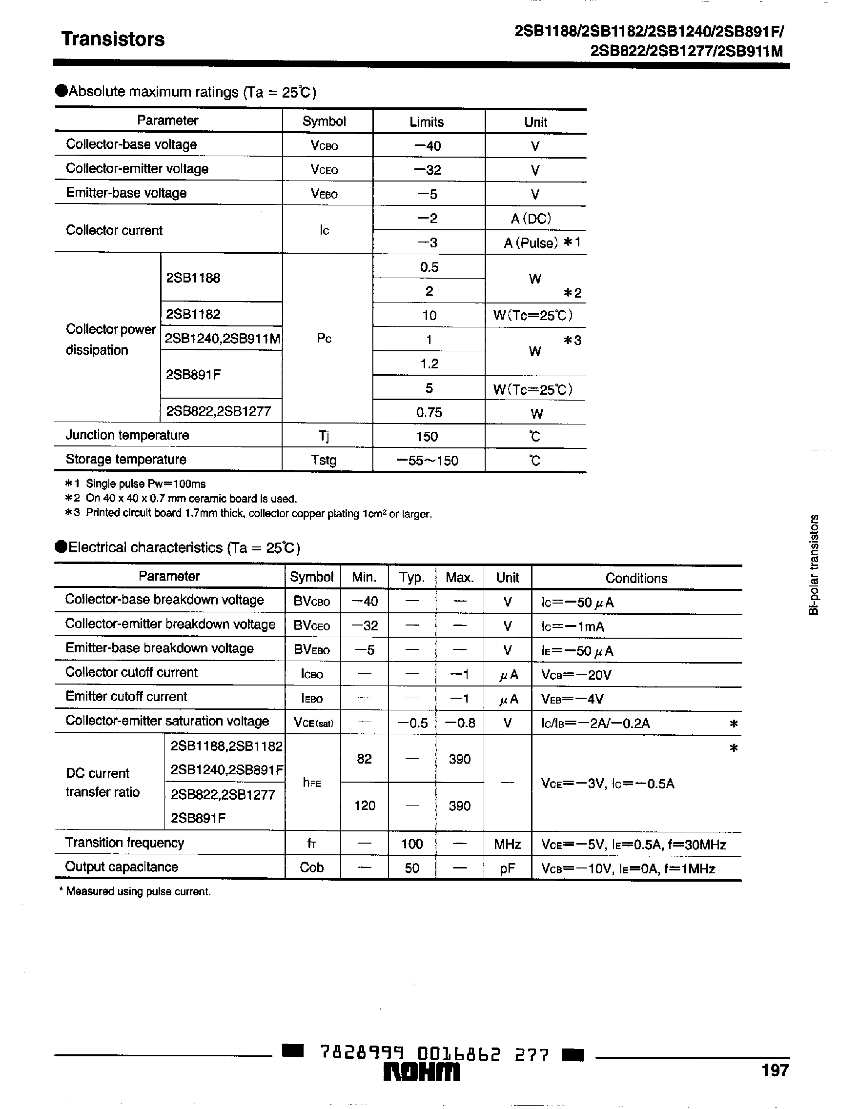 Даташит 2SB891F - Medium Power Transistor страница 2