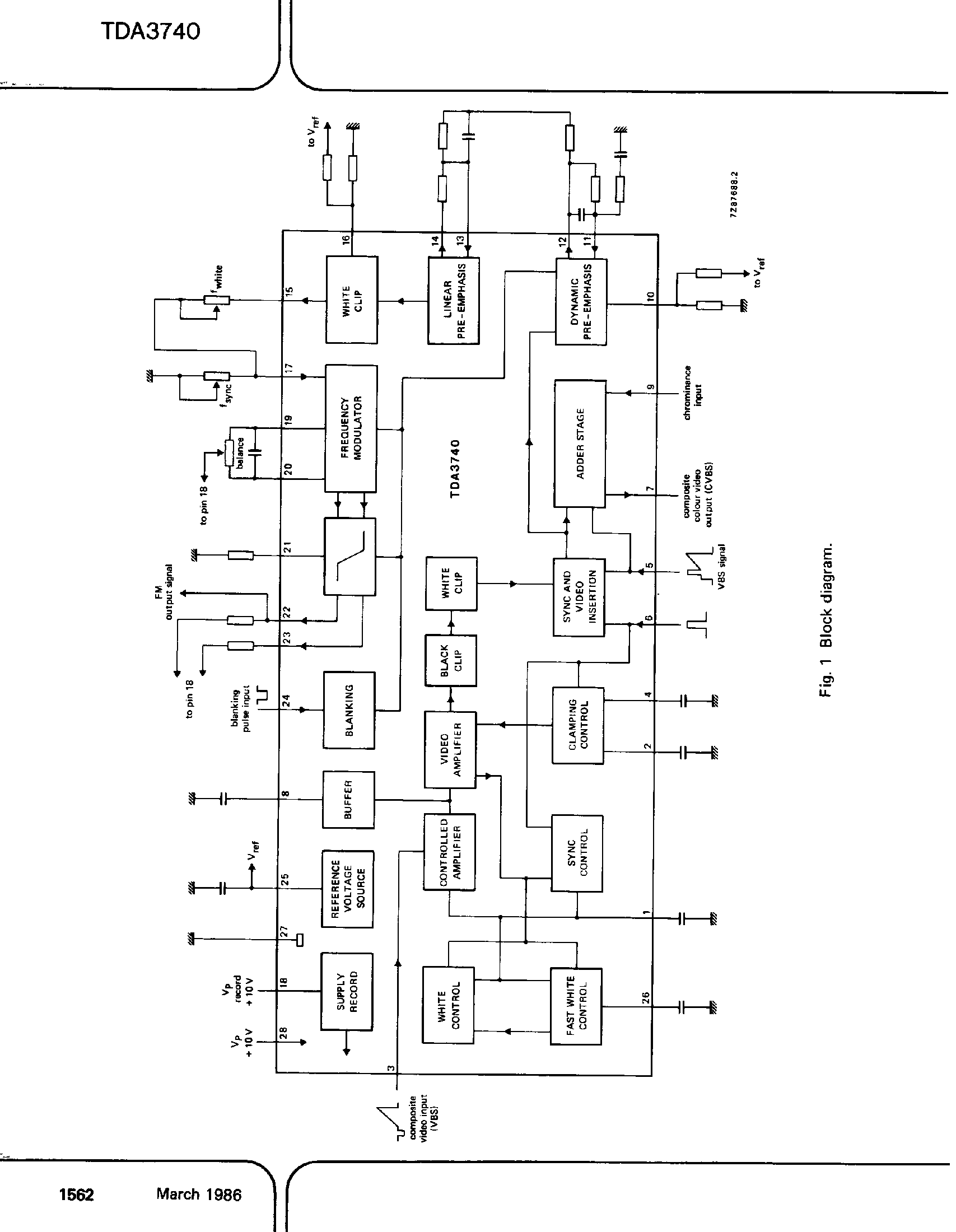 Datasheet TDA3740 page 2 Datasheet TDA3740 - Video Processor and Frequency Modulator for Video Recoders page 2
