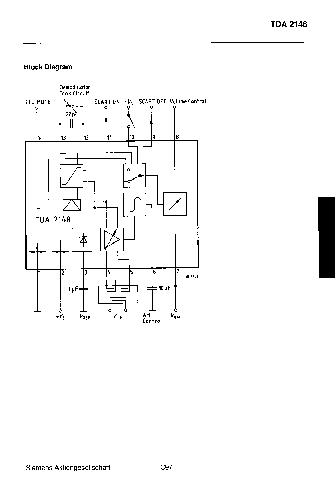 Datasheet TDA2148 - AM AMPLIFIER FOR FRENCH SOUND IF STANDARD page 2