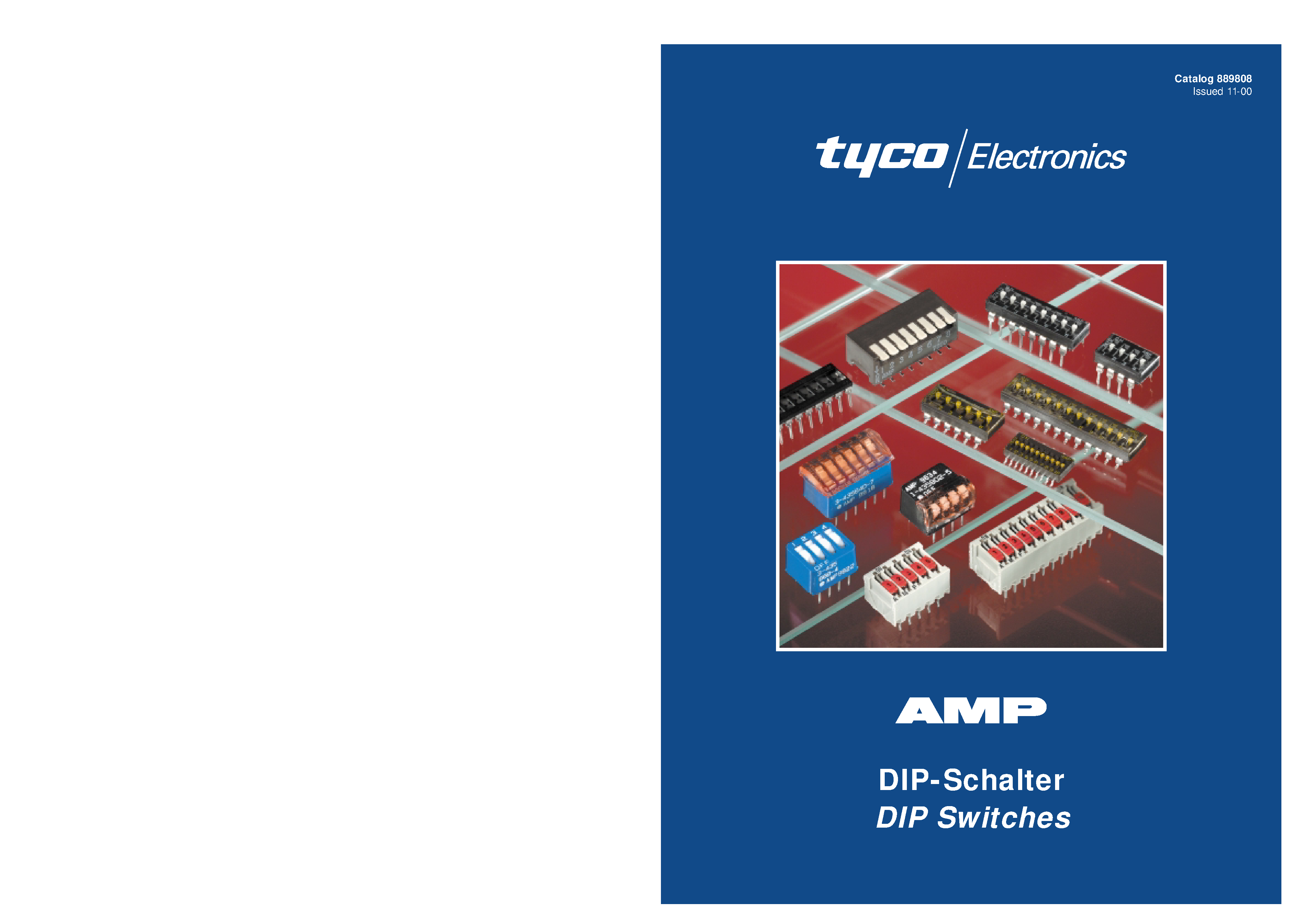 Даташит на микросхему 1-881545-1 страница 1 Даташит 1-881545-1 - AMP DIP Switches страница 1