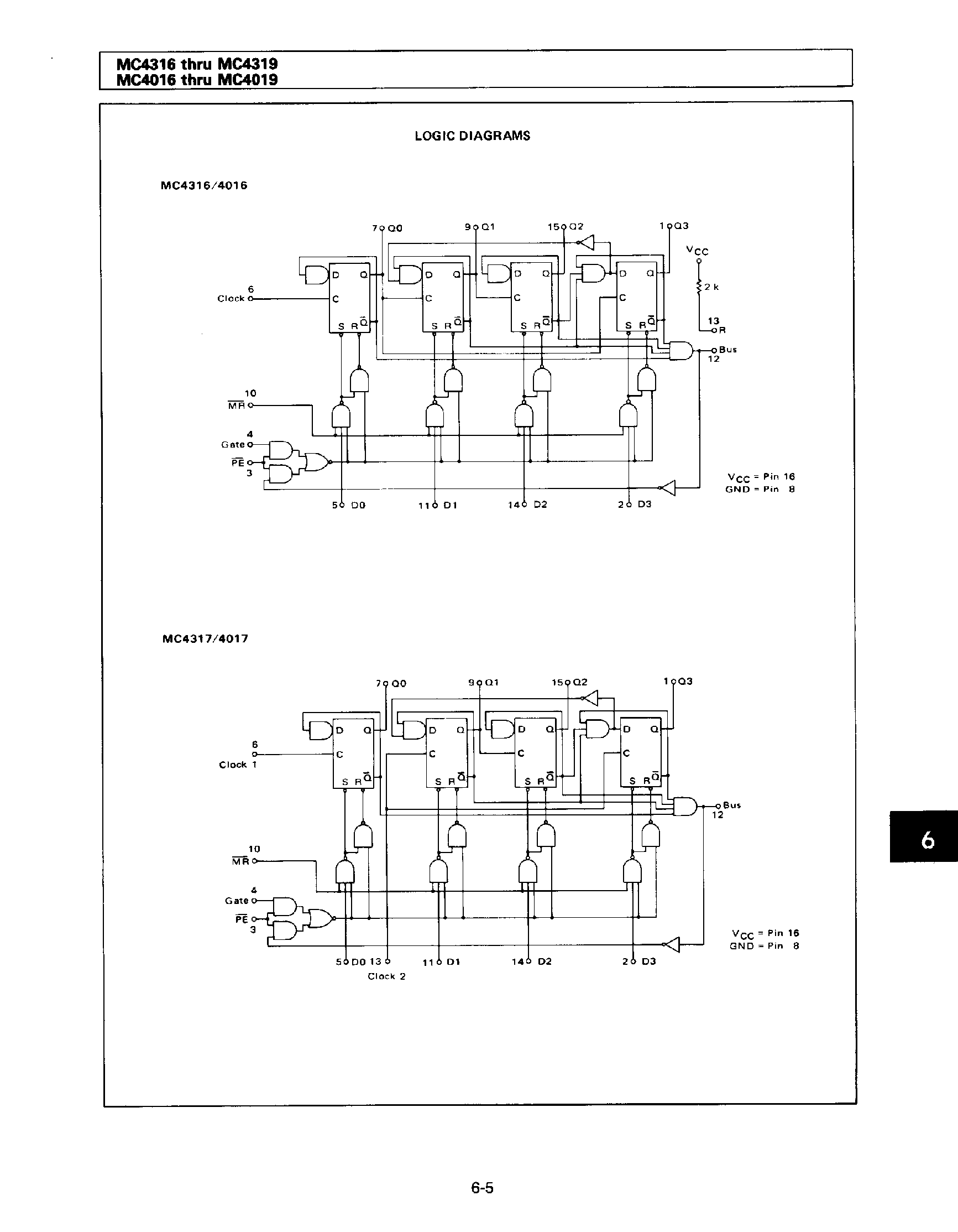 Даташит на микросхему MC4016 страница 2 Даташит MC4016 - PROGRAMMABLE MODULO- N COUNTERS страница 2