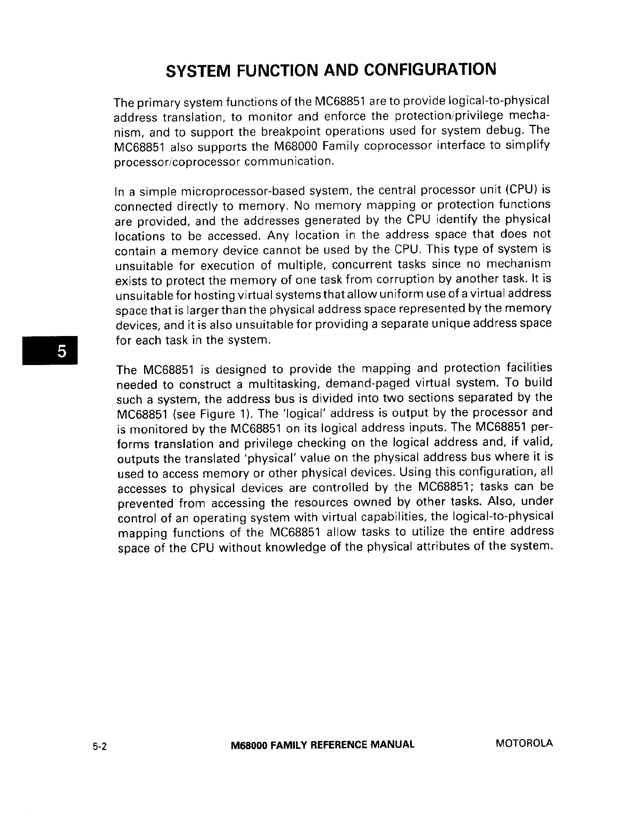 Datasheet MC68851 - 32-Bit Paged Memory Management Unit page 2