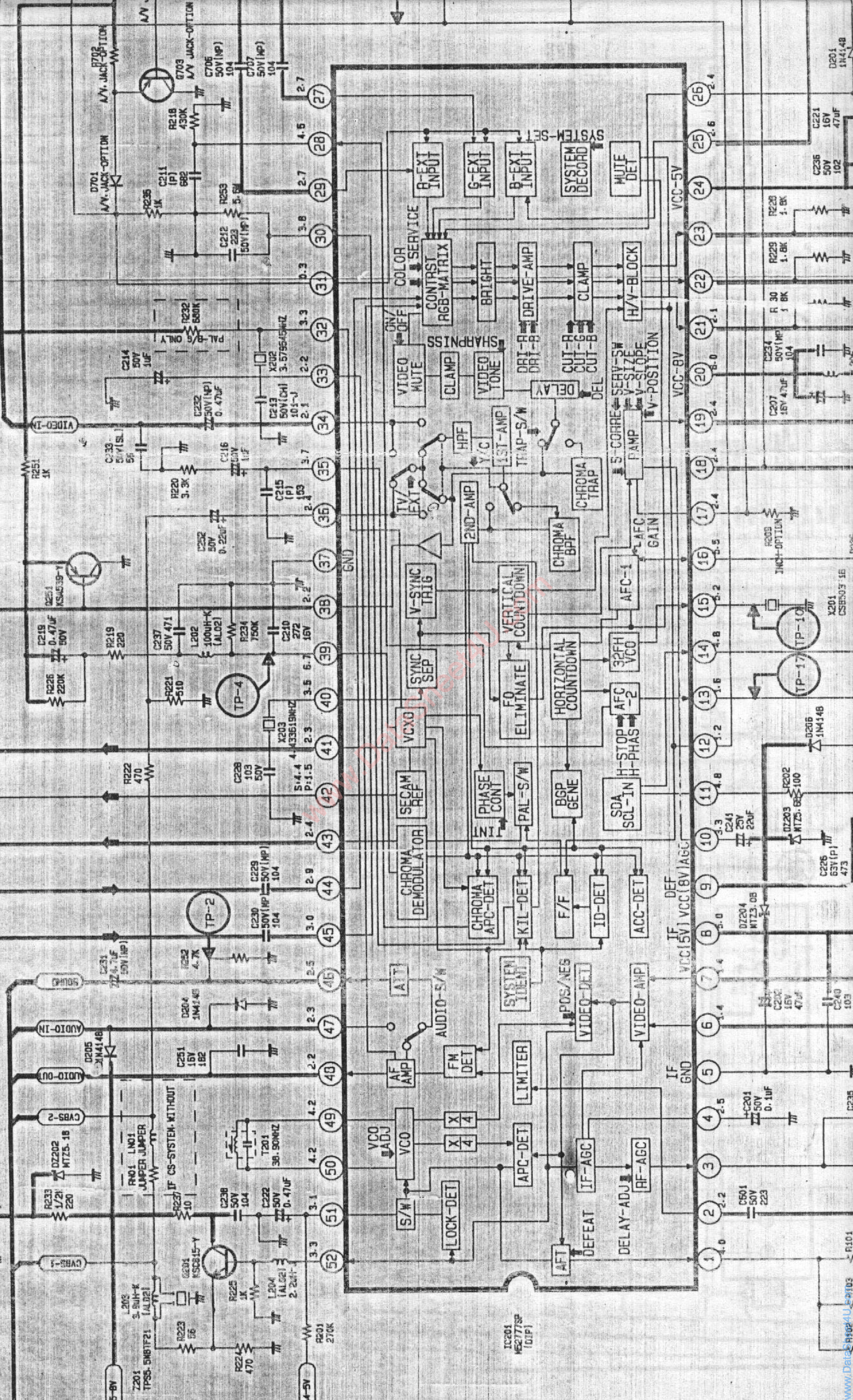 Datasheet M52777SP page 1 Datasheet M52777SP - M52777SP page 1