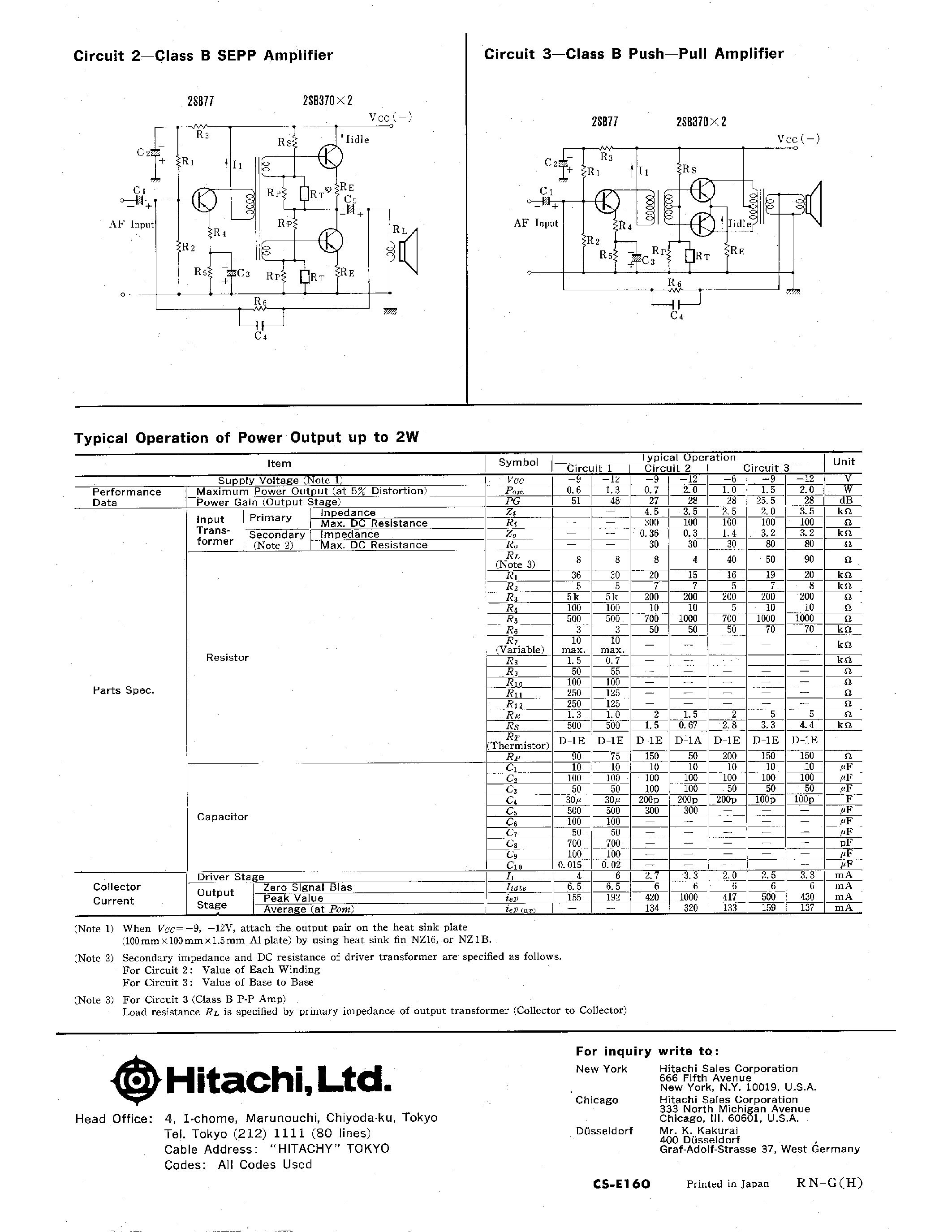 Даташит 2SB370 - TRANSISTORS FOR AUDIO FREQUENCY OUTPUT AMPLIFIER USE страница 2