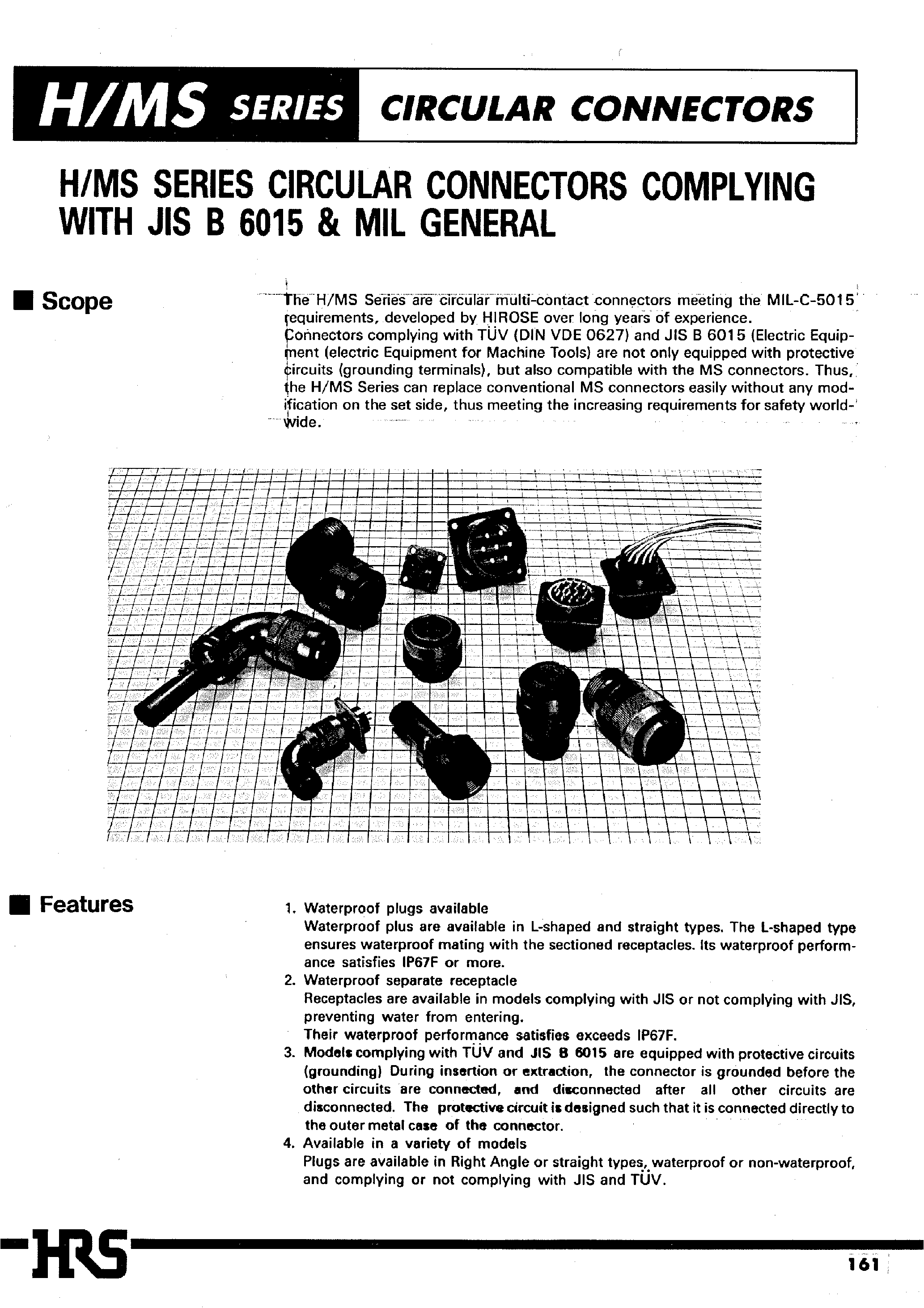 Datasheet MS3108B page 1 Datasheet MS3108B - H/MS Series Circular Connectors page 1