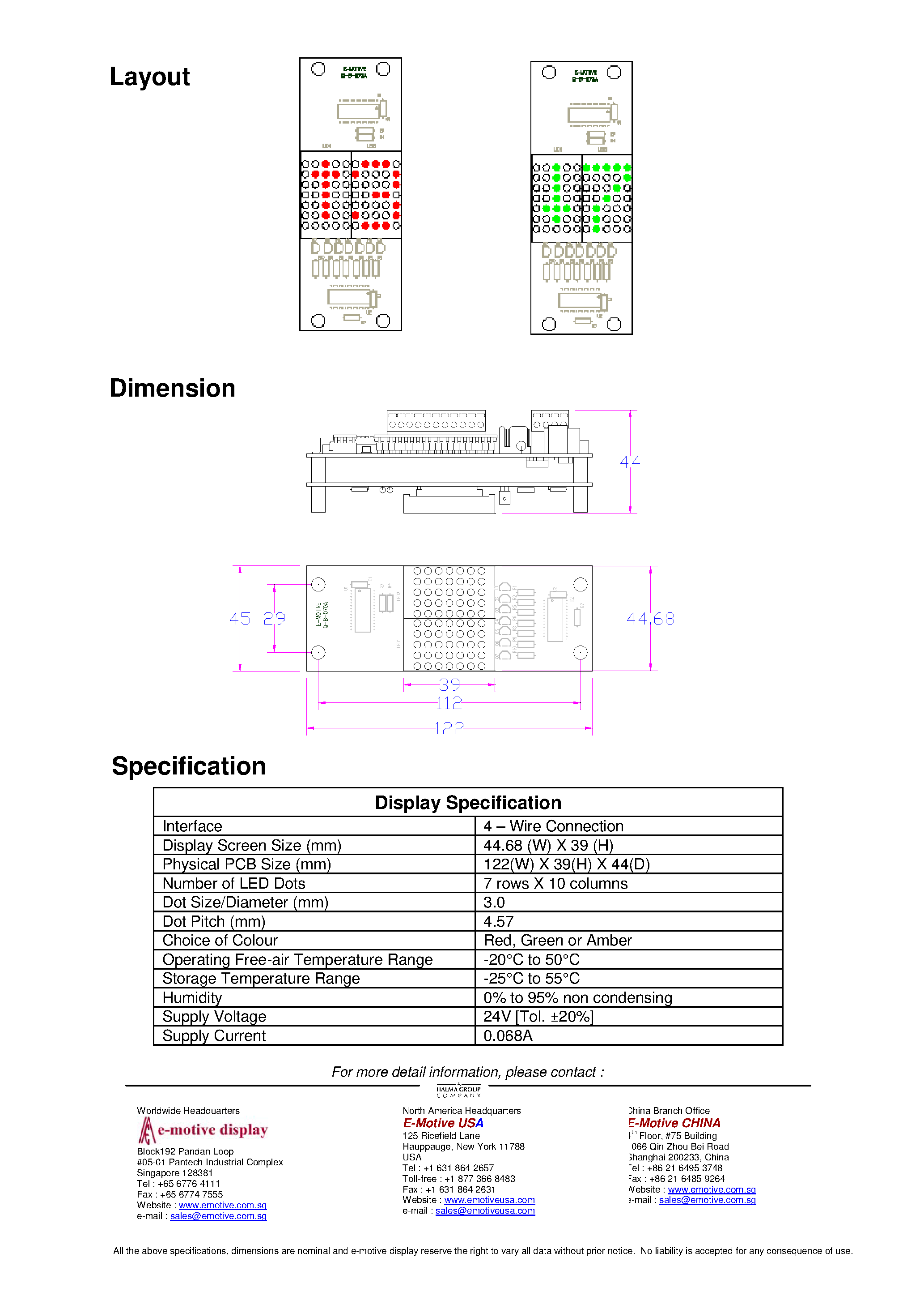 Даташит на микросхему CD3010 страница 2 Даташит CD3010 - Compact LED Dot Matrix Display Series страница 2