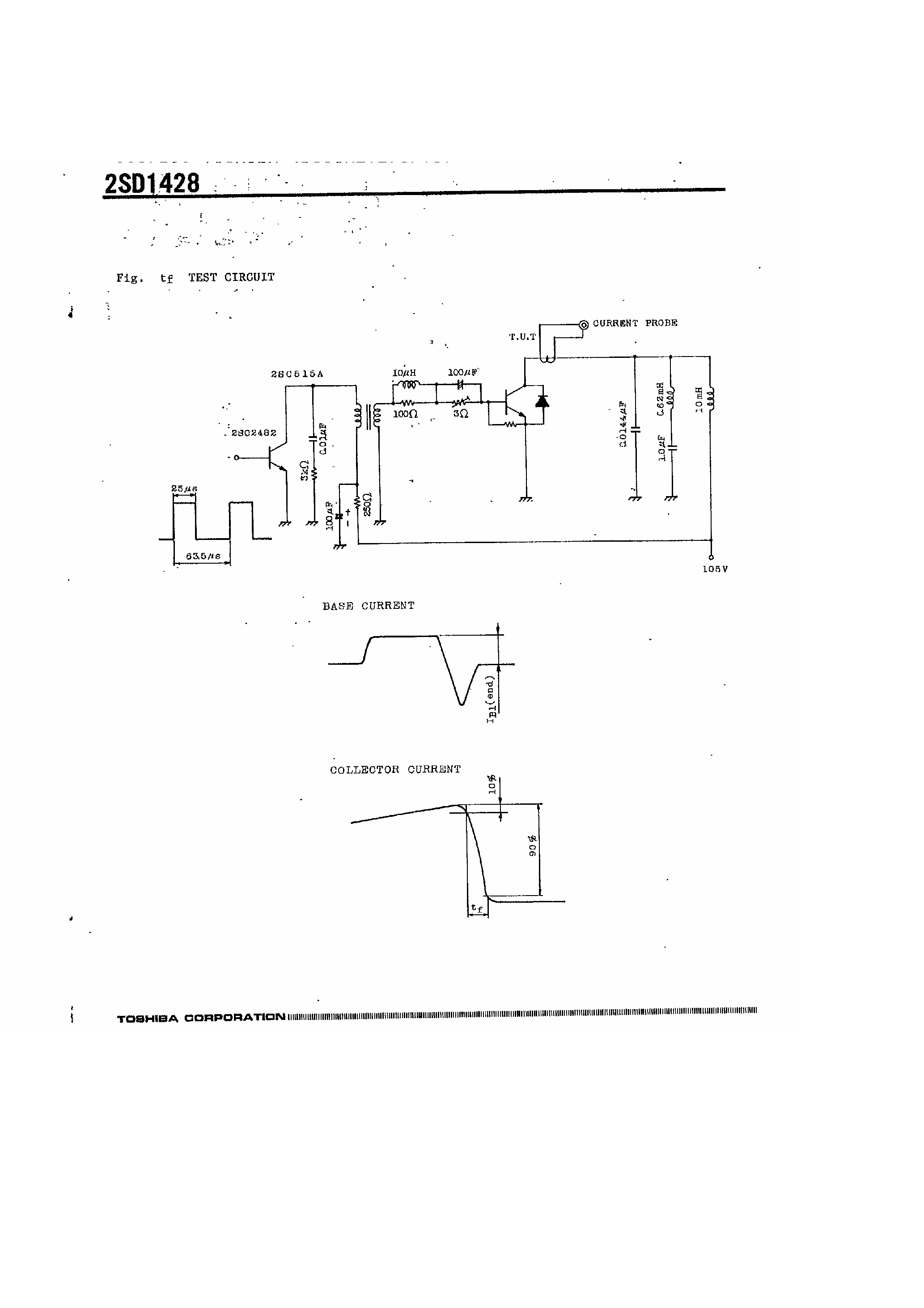 Datasheet 2SD1428 - SILICON NPN TRIPLE DIFFUSED MESA TYPE page 2