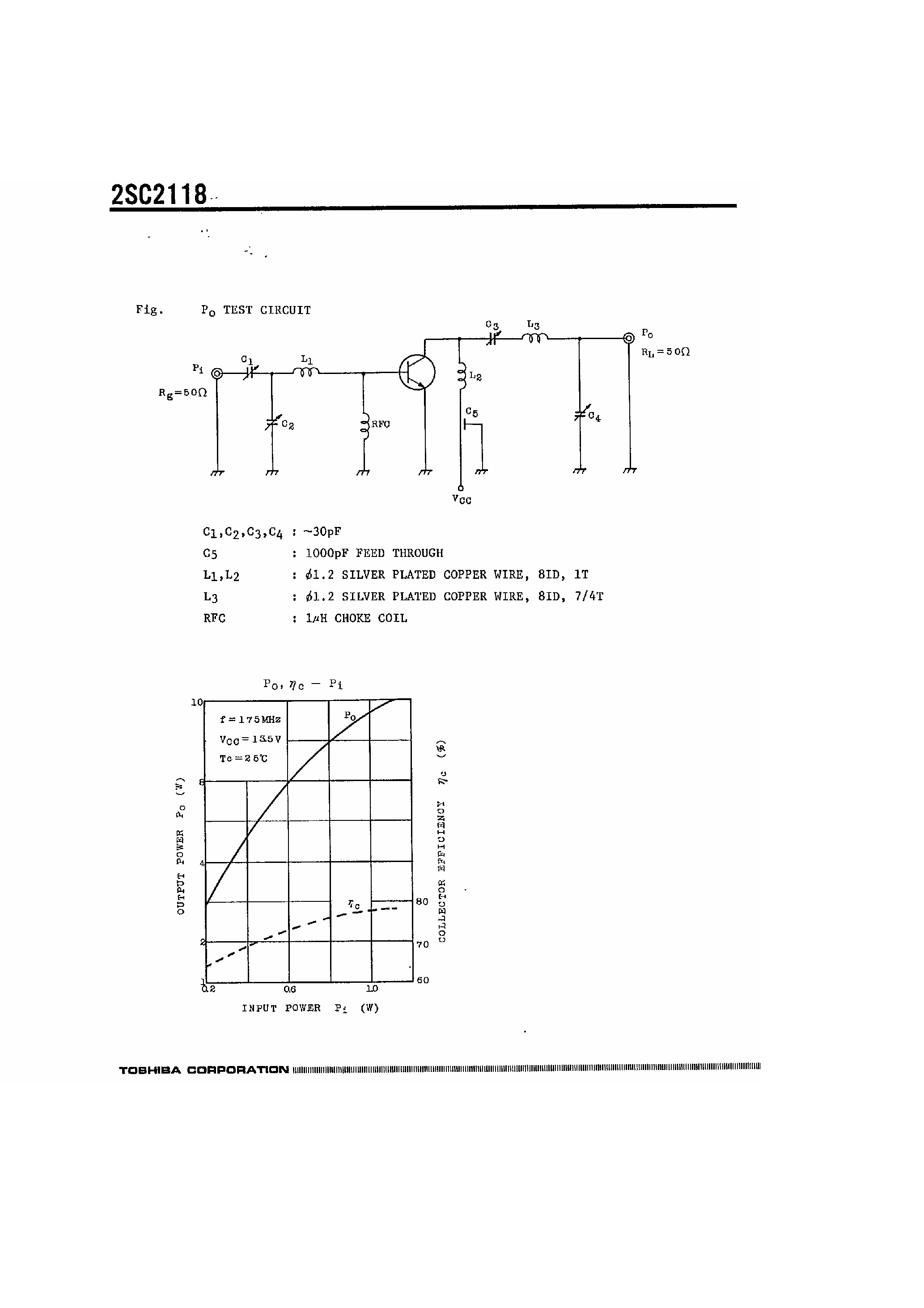 Datasheet 2SC2118 - Silicon NPN Epitaxial Planar Type page 2