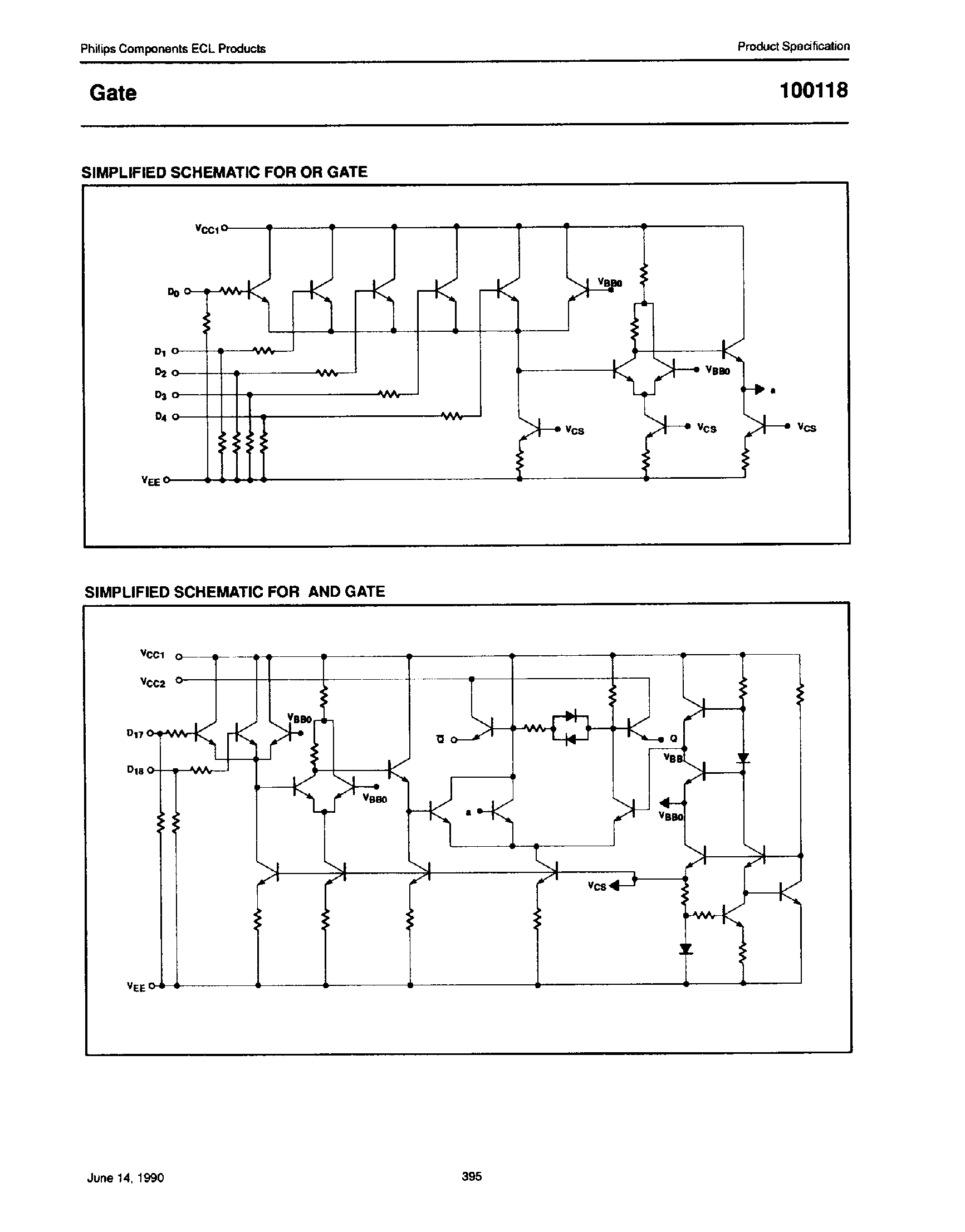 Datasheet 100118 page 2 Datasheet 100118 - Quint 2-4-4-4-5 Input OR-AND Gate page 2