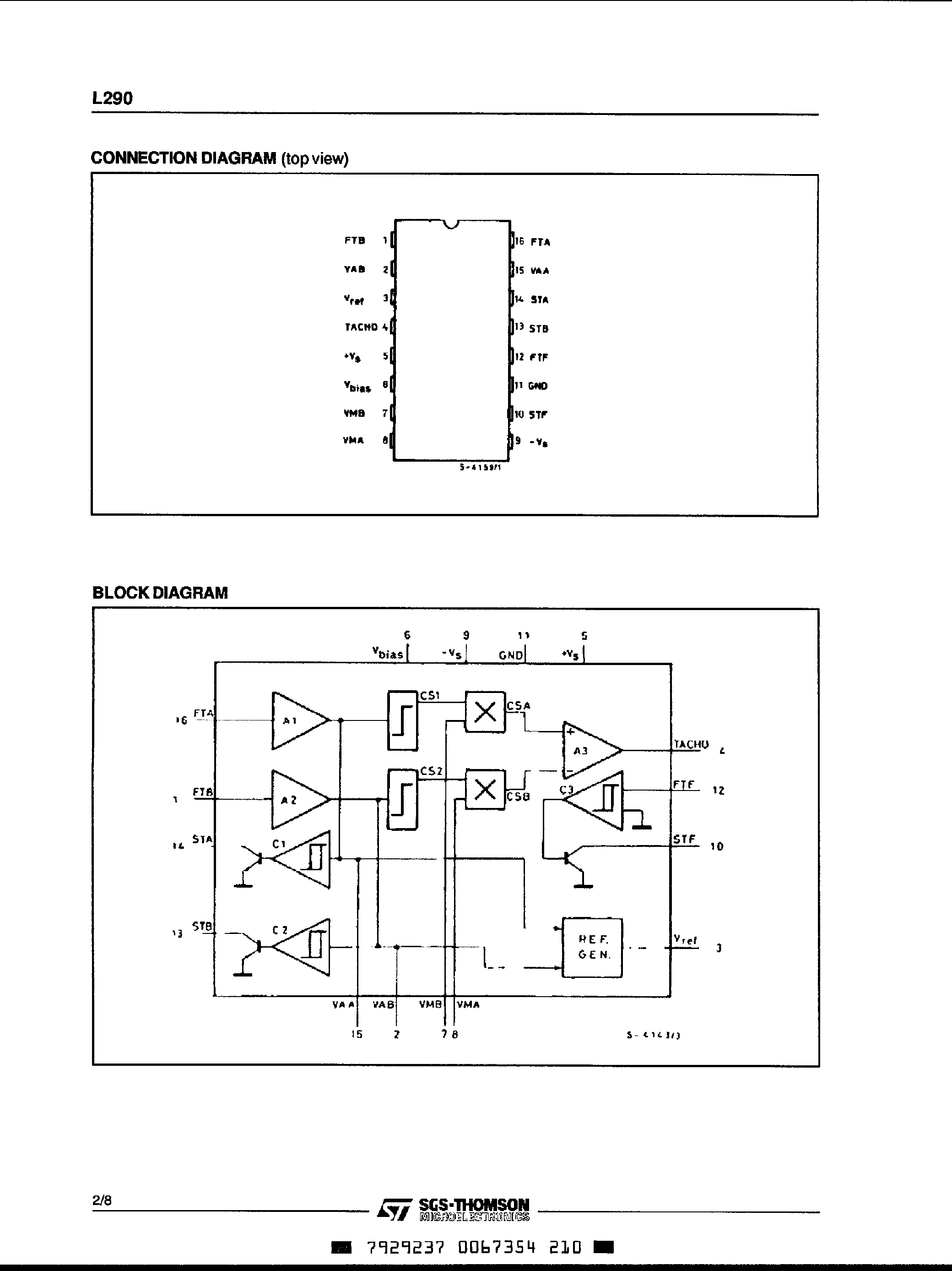 Datasheet L-290 - Tachometer Converter page 2