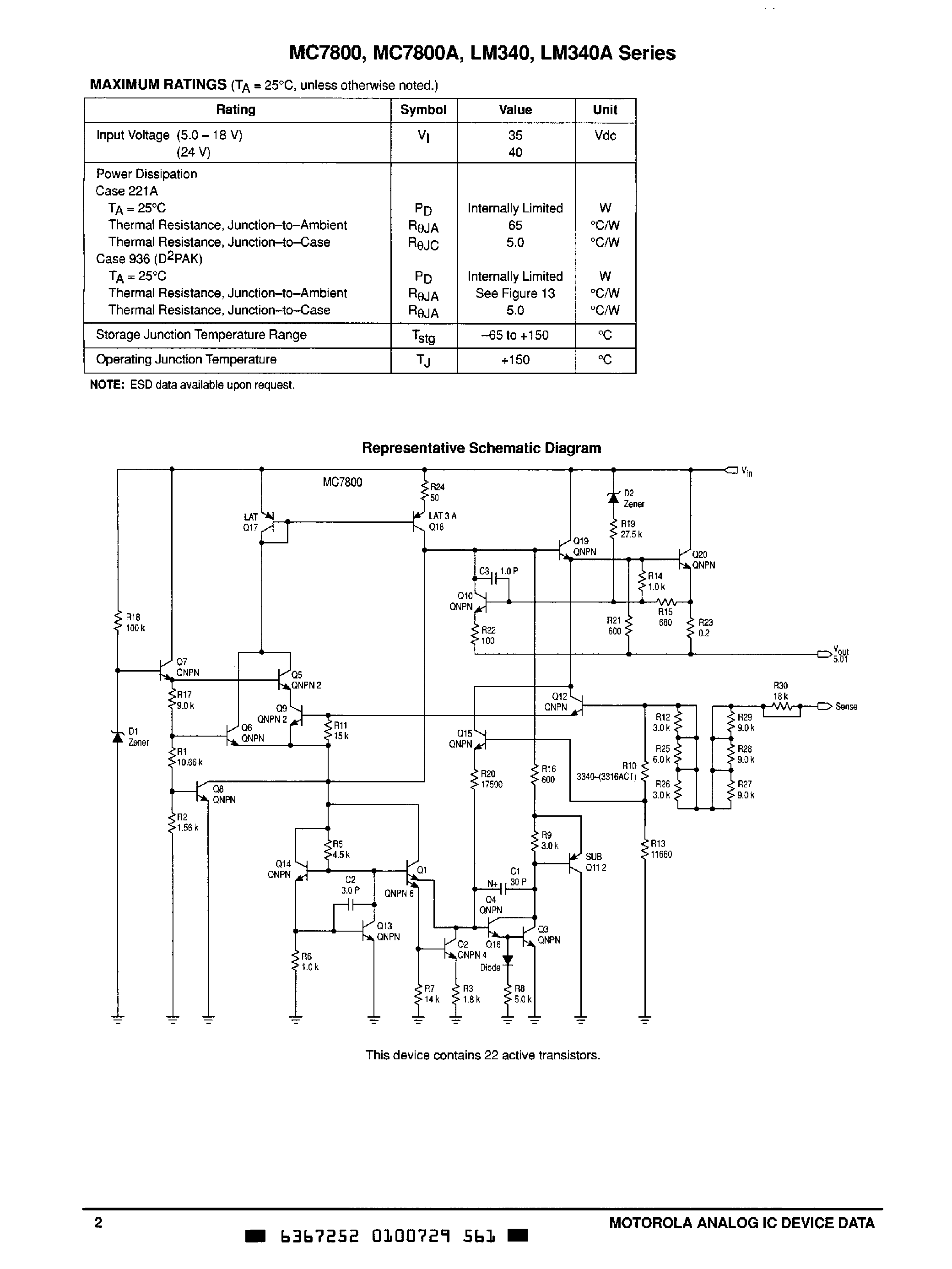 Даташит на микросхему 7815A страница 2 Даташит 7815A - 3-Terminal Positive Fixed Voltage Regulator страница 2