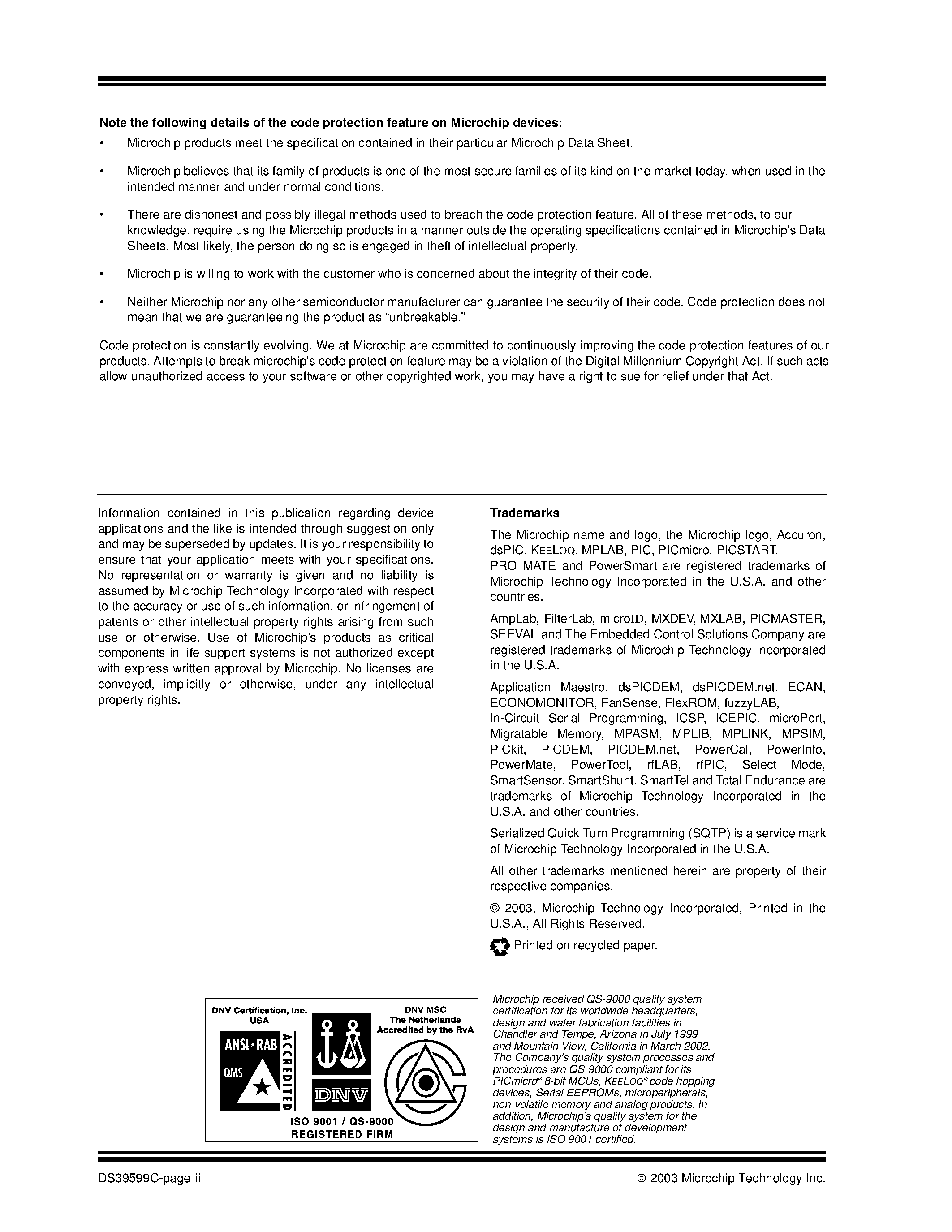 Даташит PIC18F4220 - 28/40/44-Pin High-Performance / Enhanced Flash Microcontrollers with 10-Bit A/D and nanoWatt Technology страница 2