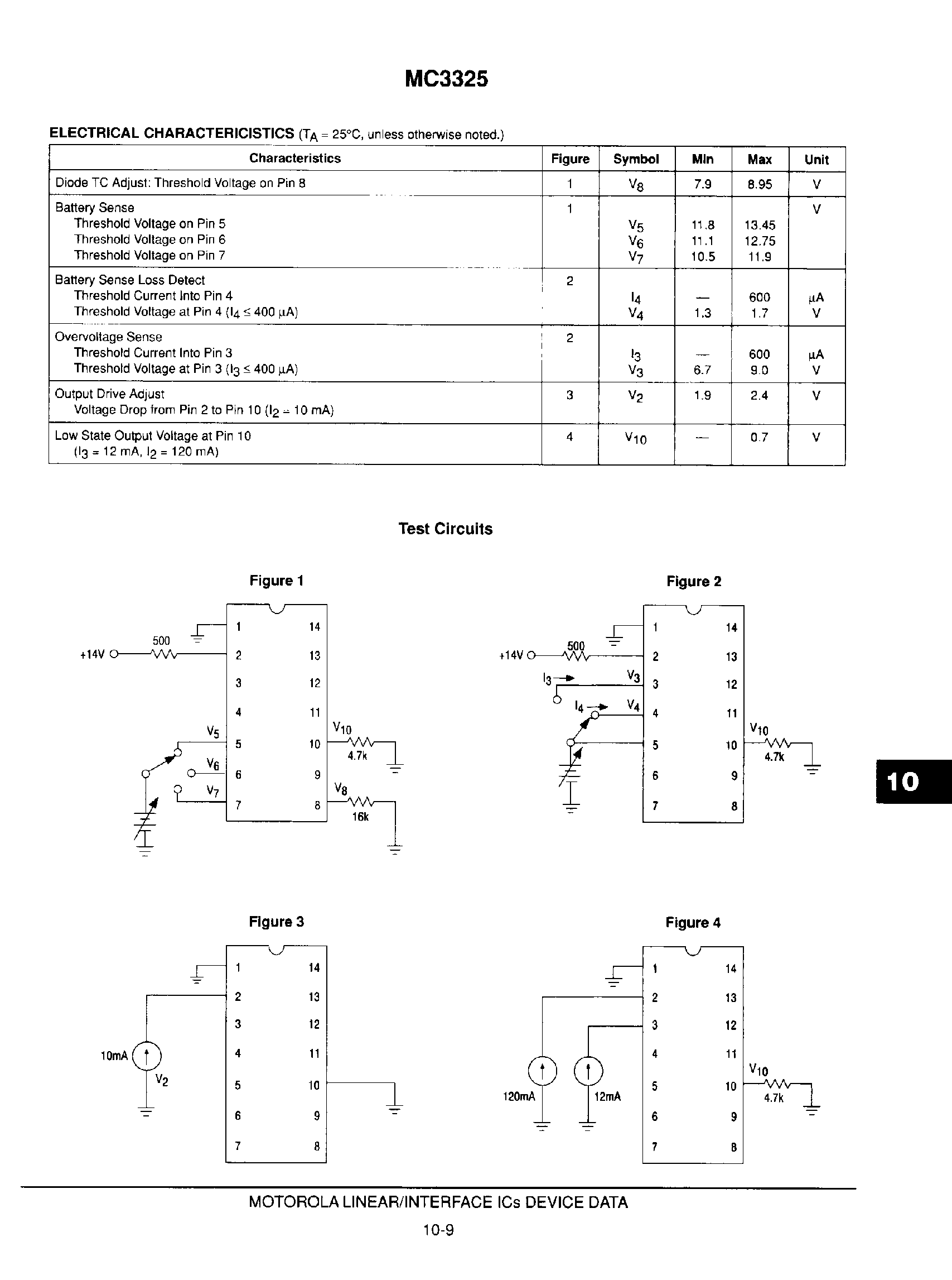 Даташит на микросхему MC3325 страница 2 Даташит MC3325 - Automotive Voltage Regulator страница 2