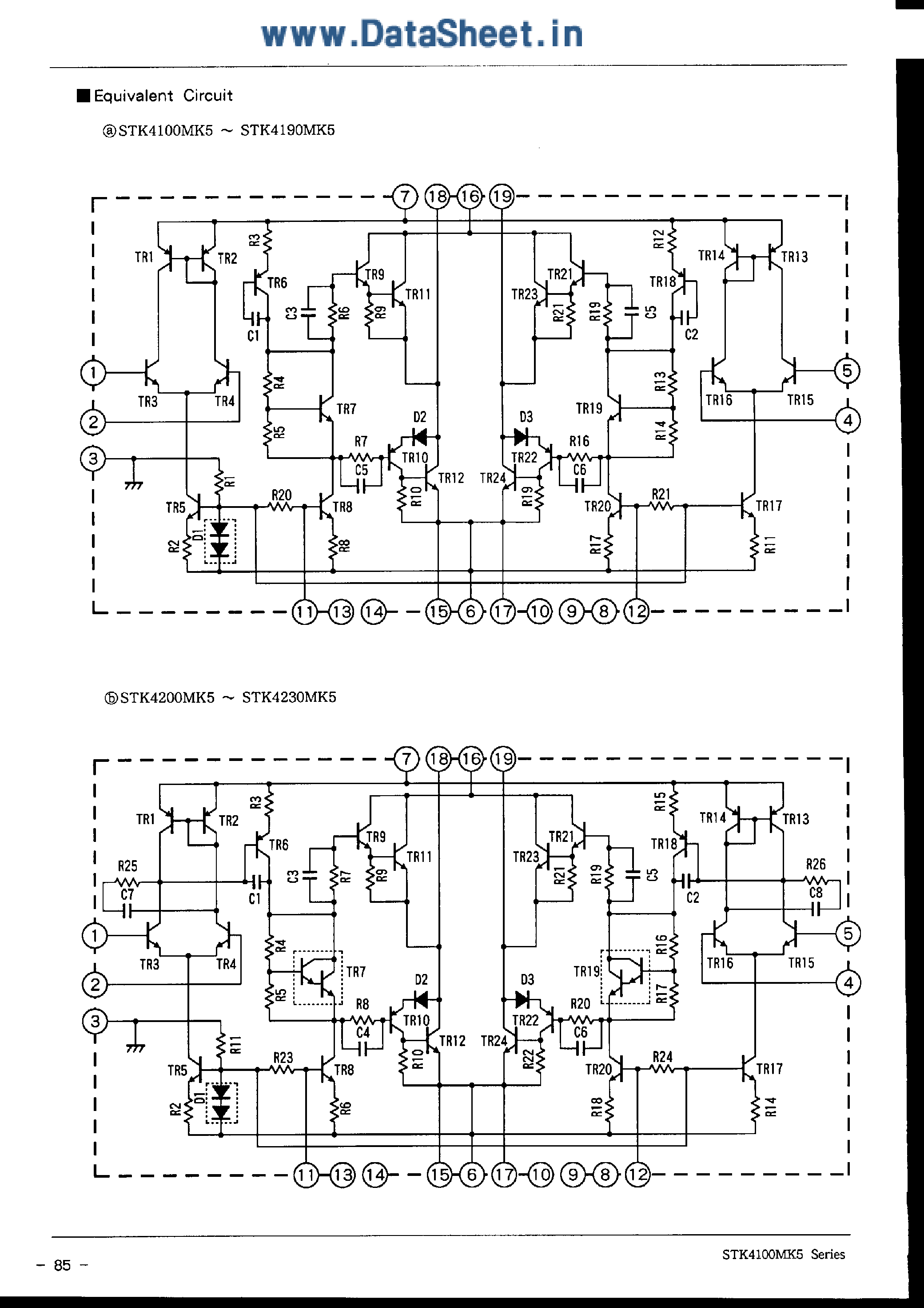 Даташит STK4130 - STK Audio Power Amplifier страница 2
