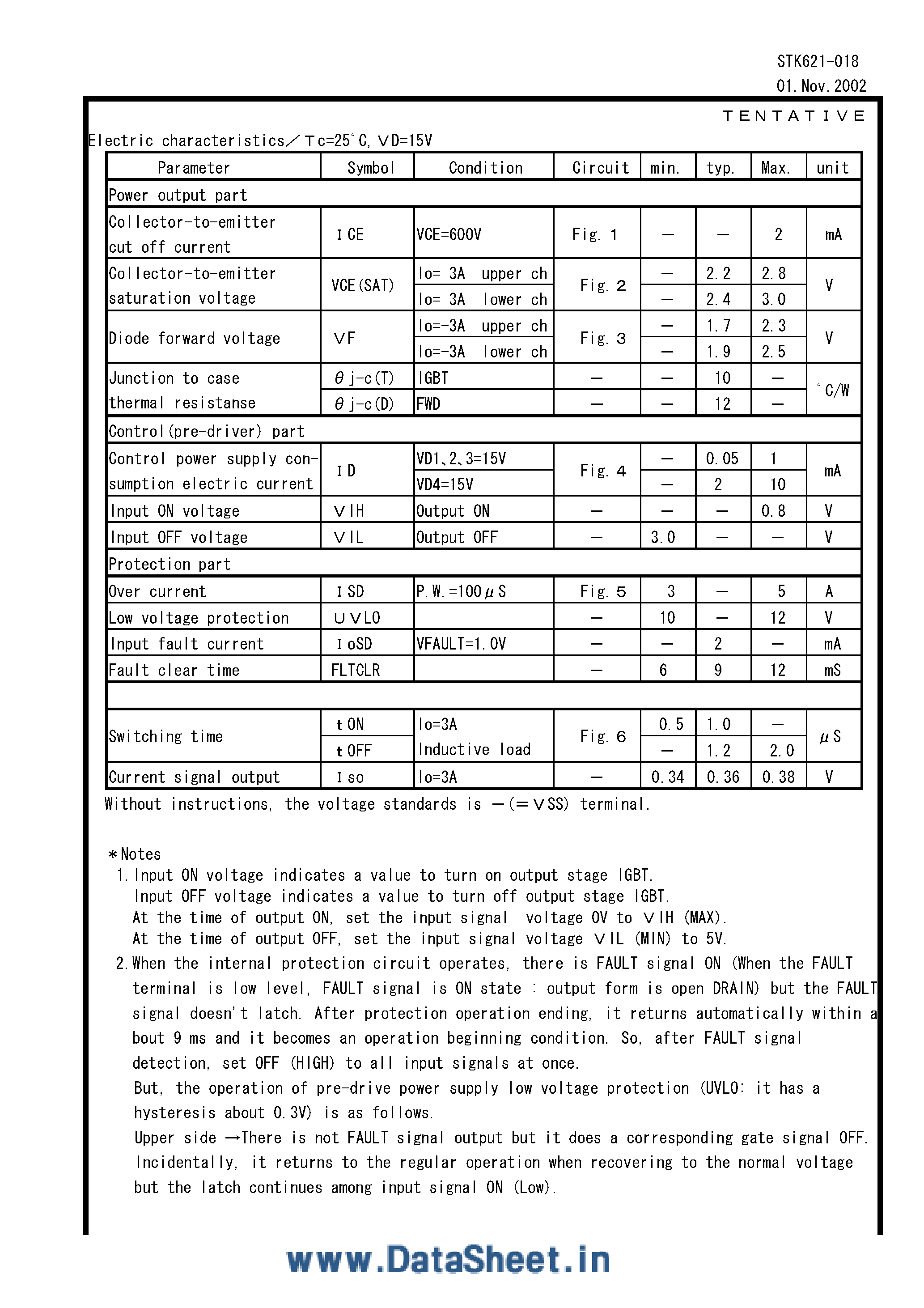 Datasheet STK621-018 - STK621-018 page 2