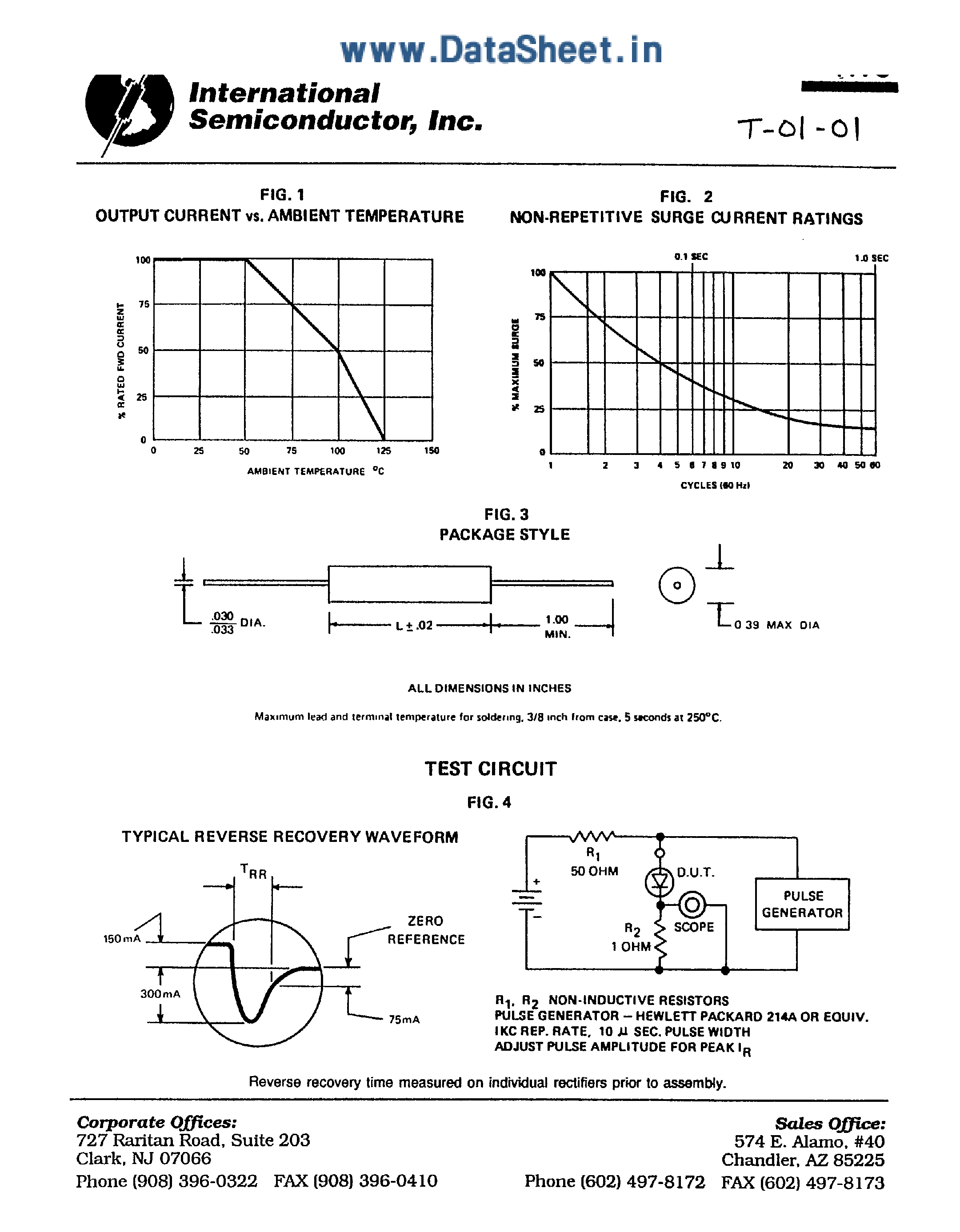 Datasheet HVC08R page 2 Datasheet HVC08R - (HVC Series) 100mA High Voltage Silicon Rectifiers page 2