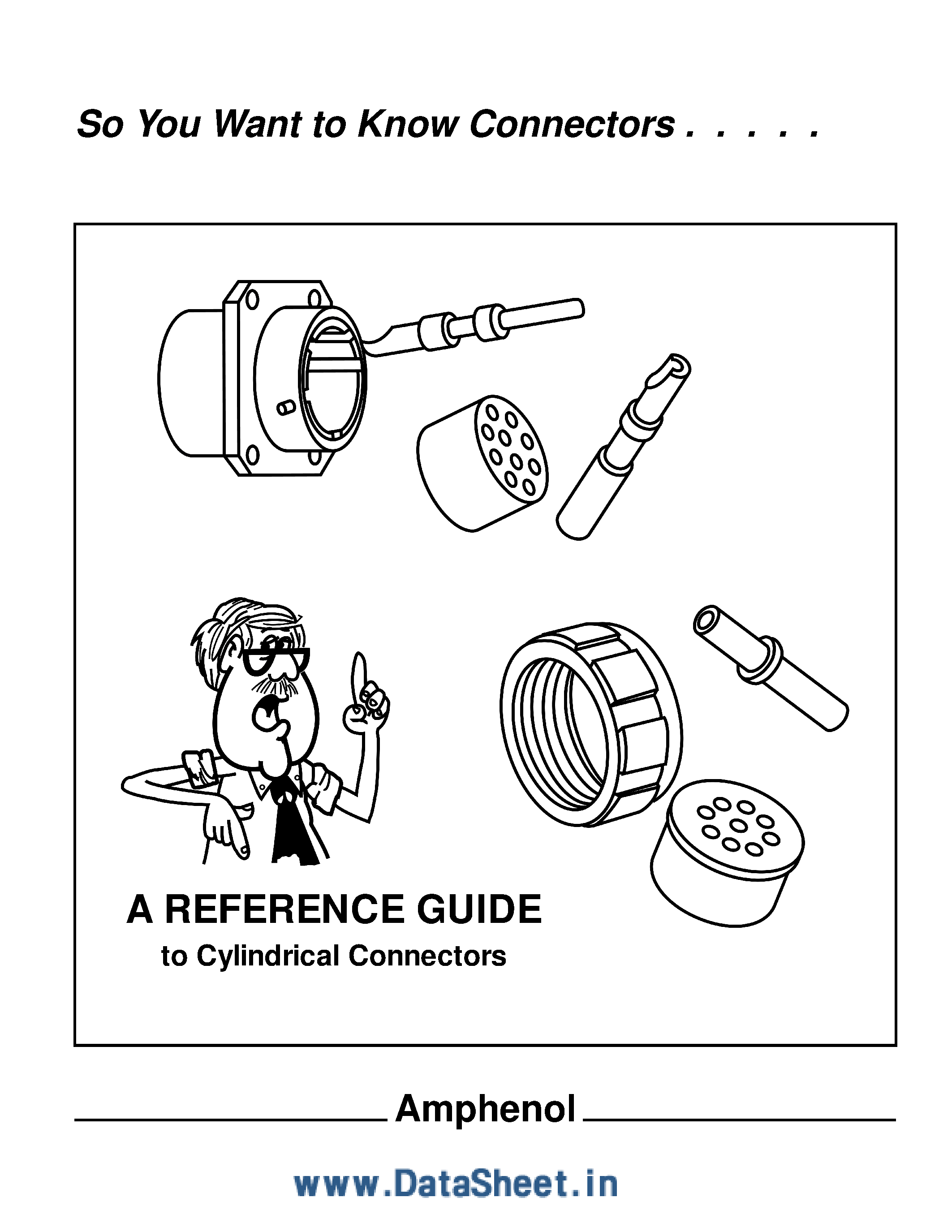 Datasheet MS311xxx-xxx - Cylindrical Connectors page 1
