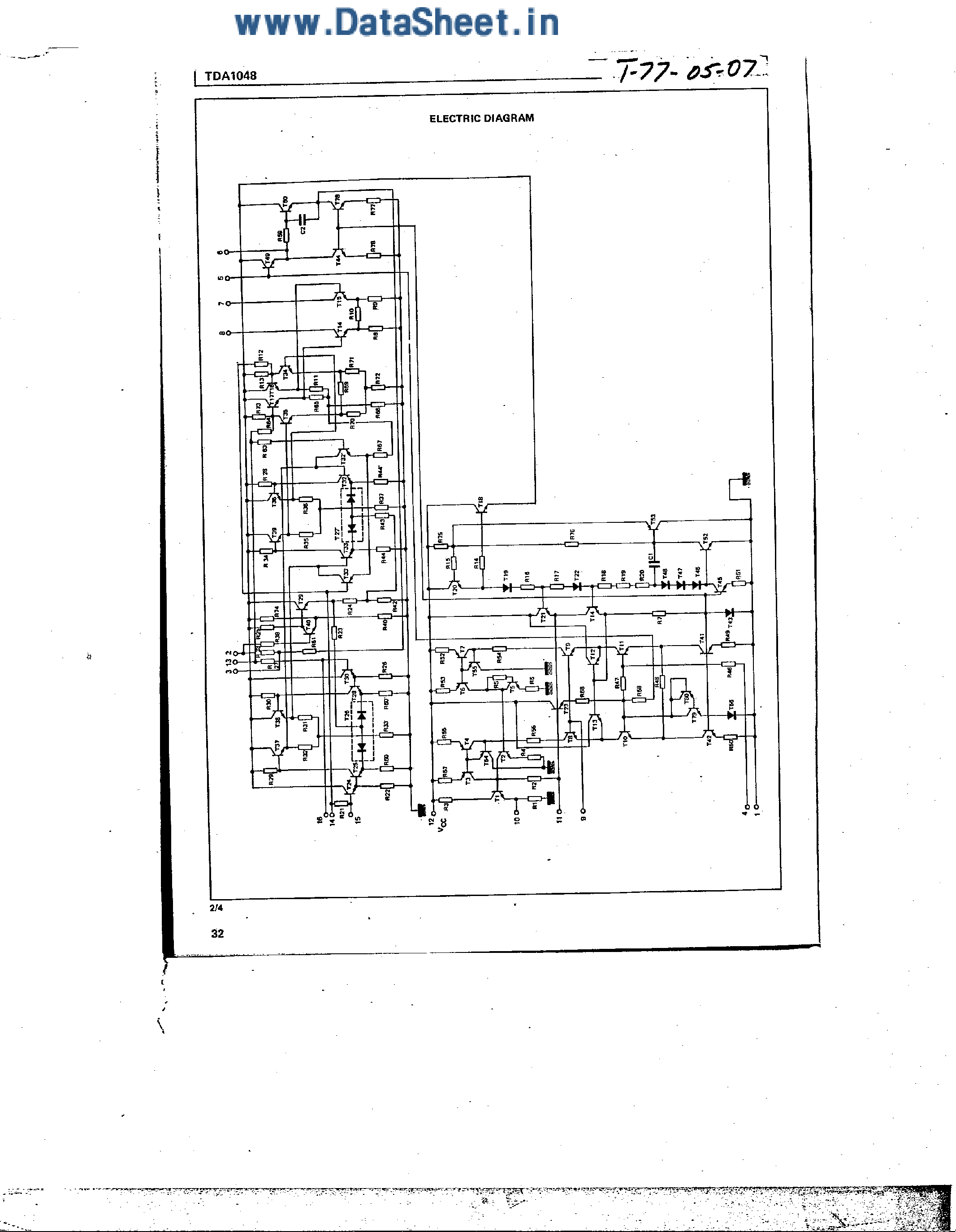 Datasheet TDA1048 page 2 Datasheet TDA1048 - IF Amplifier and AM Detector page 2