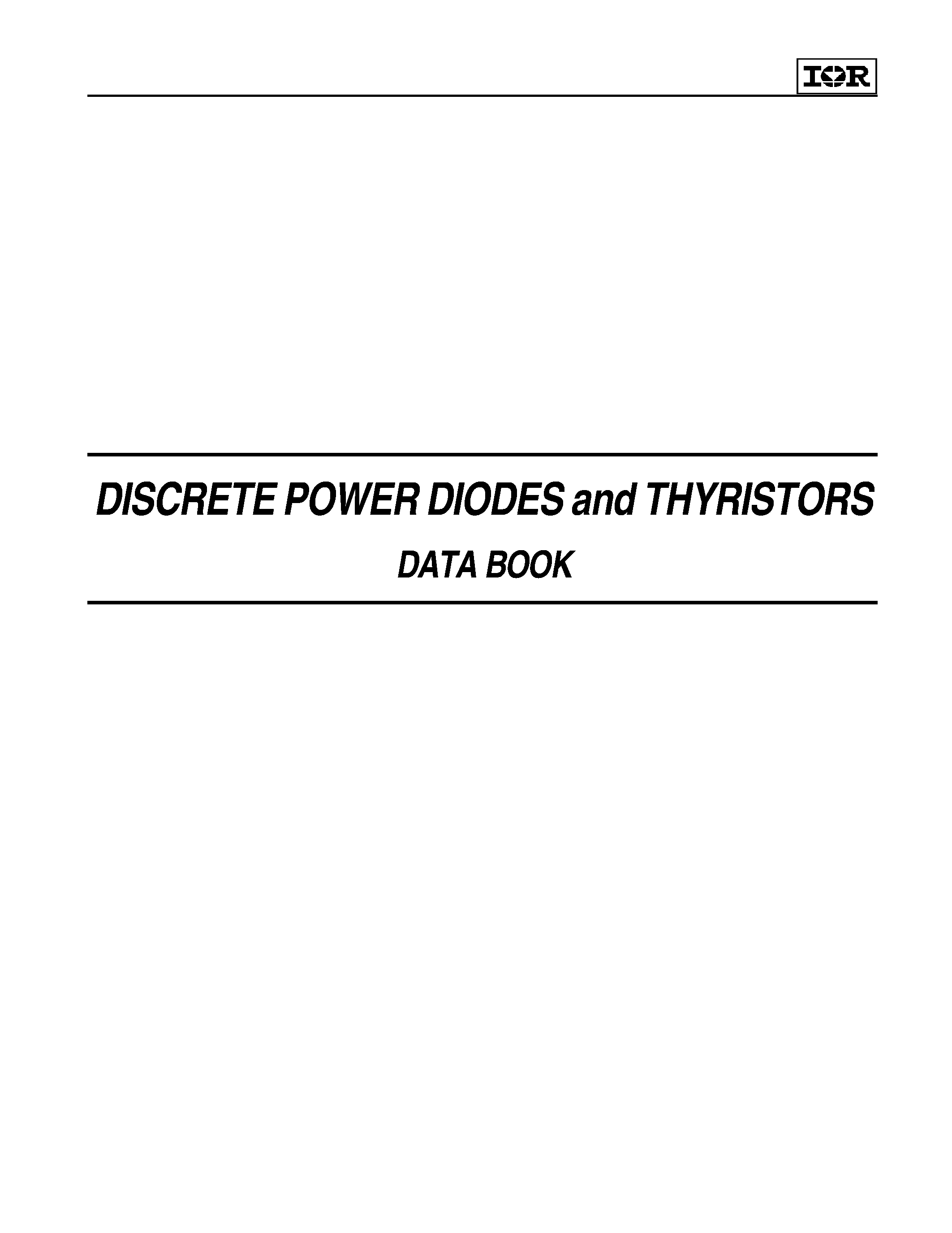 Datasheet SD103N page 1 Datasheet SD103N - FAST RECOVERY DIODES Stud Version page 1