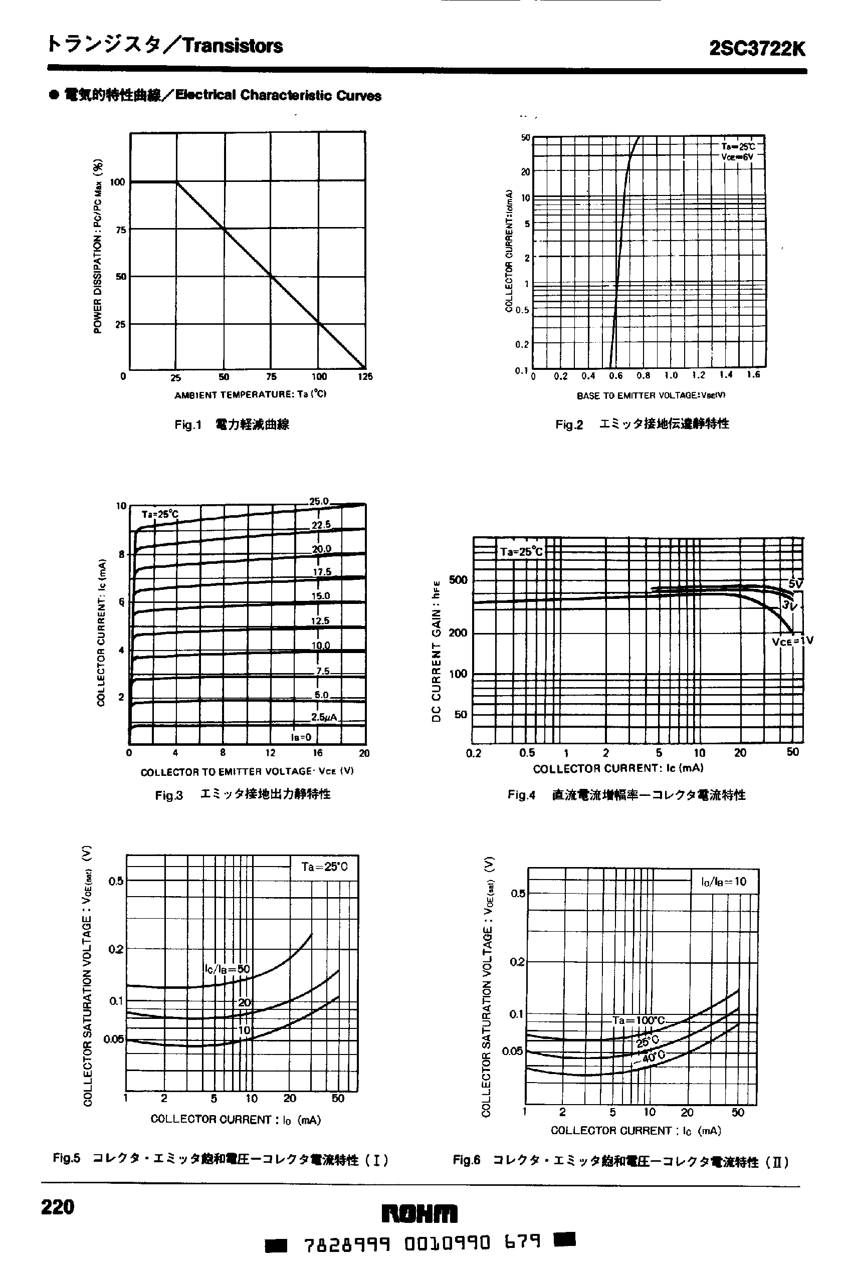 Datasheet 2SC3722K - EPITAXIAL PLANAR NPN SILICON TRANSISTOR page 2