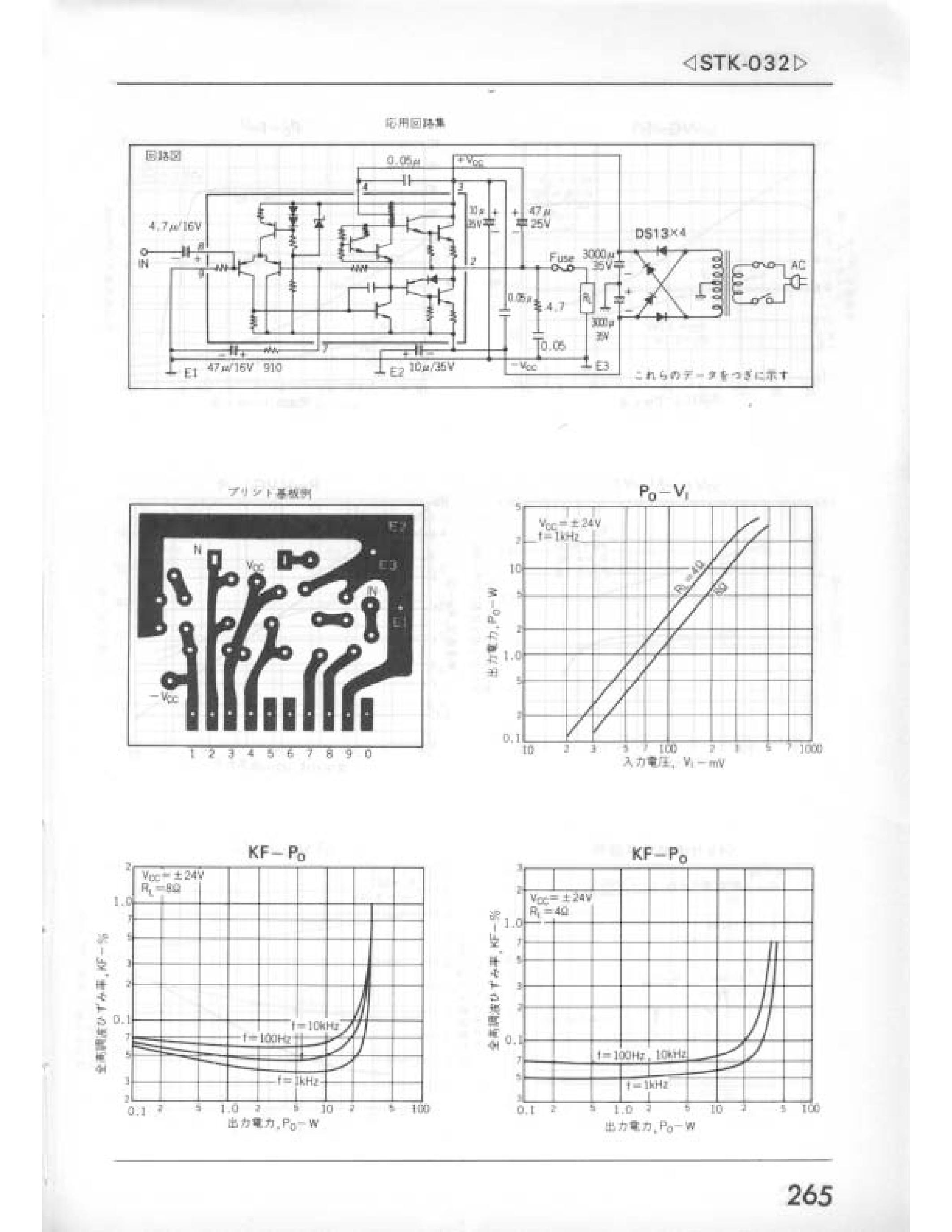 Даташит STK-032 - 25 W MIN AF POWER AMP страница 2