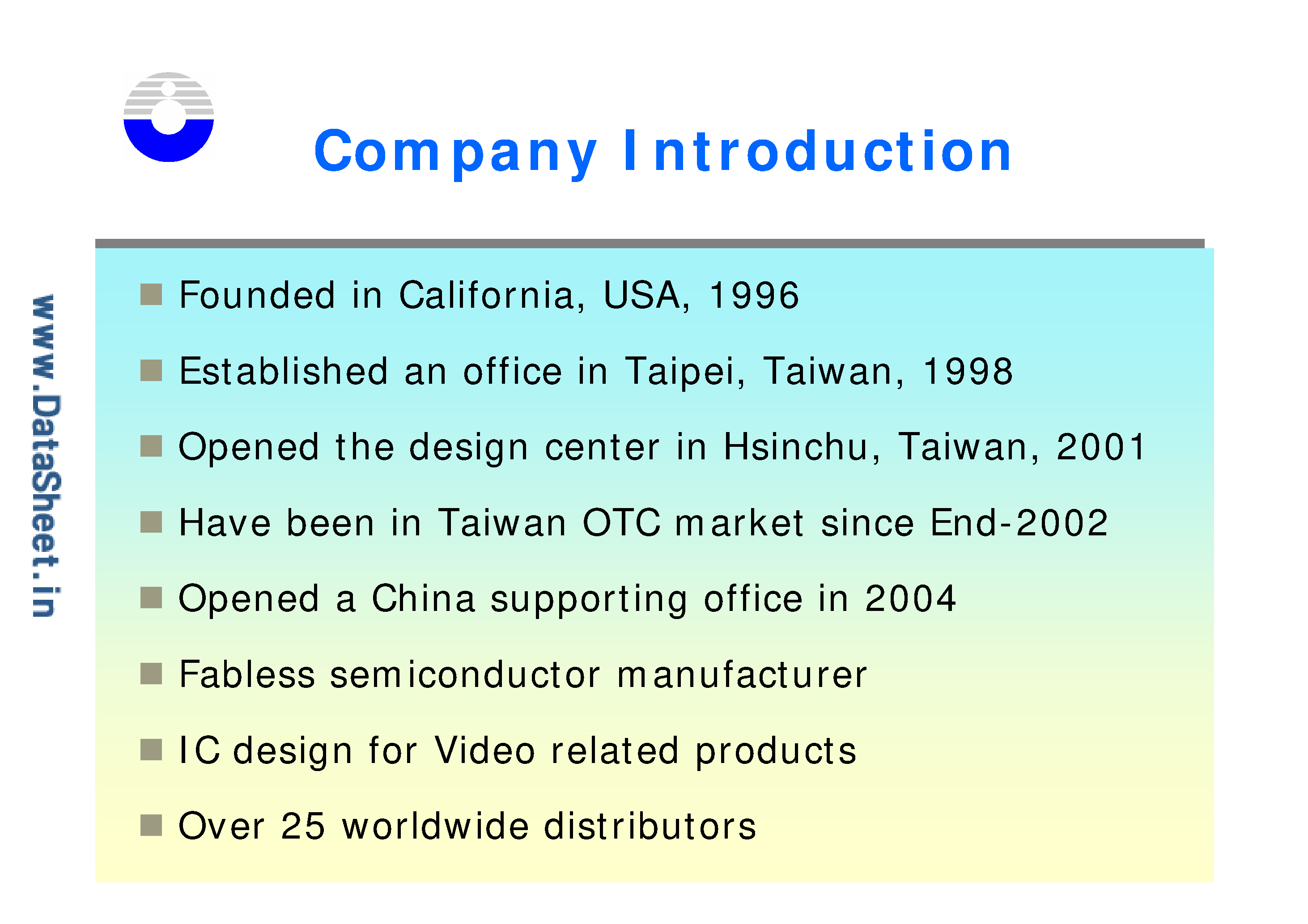 Datasheet AL9V576 - MPEG-4/2/1 Audio/Video Encoder page 2